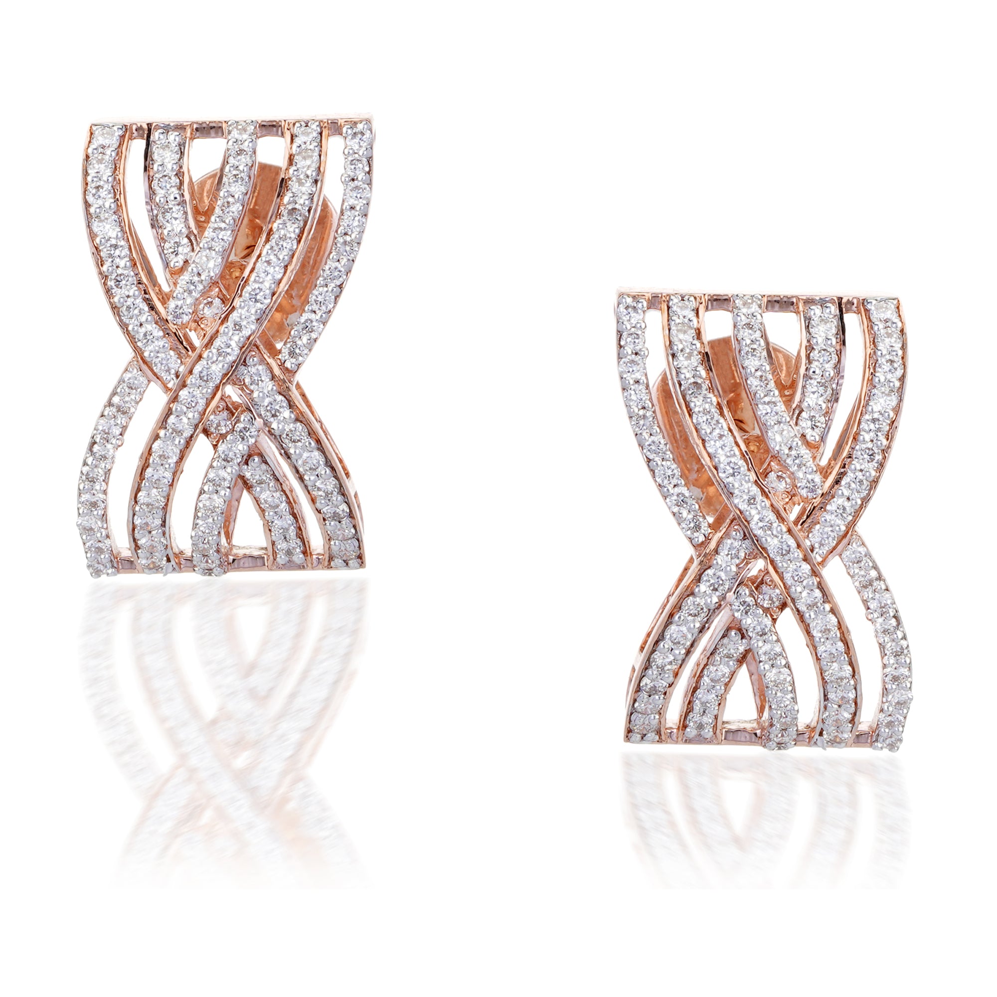 Cluster Diamond Earrings
