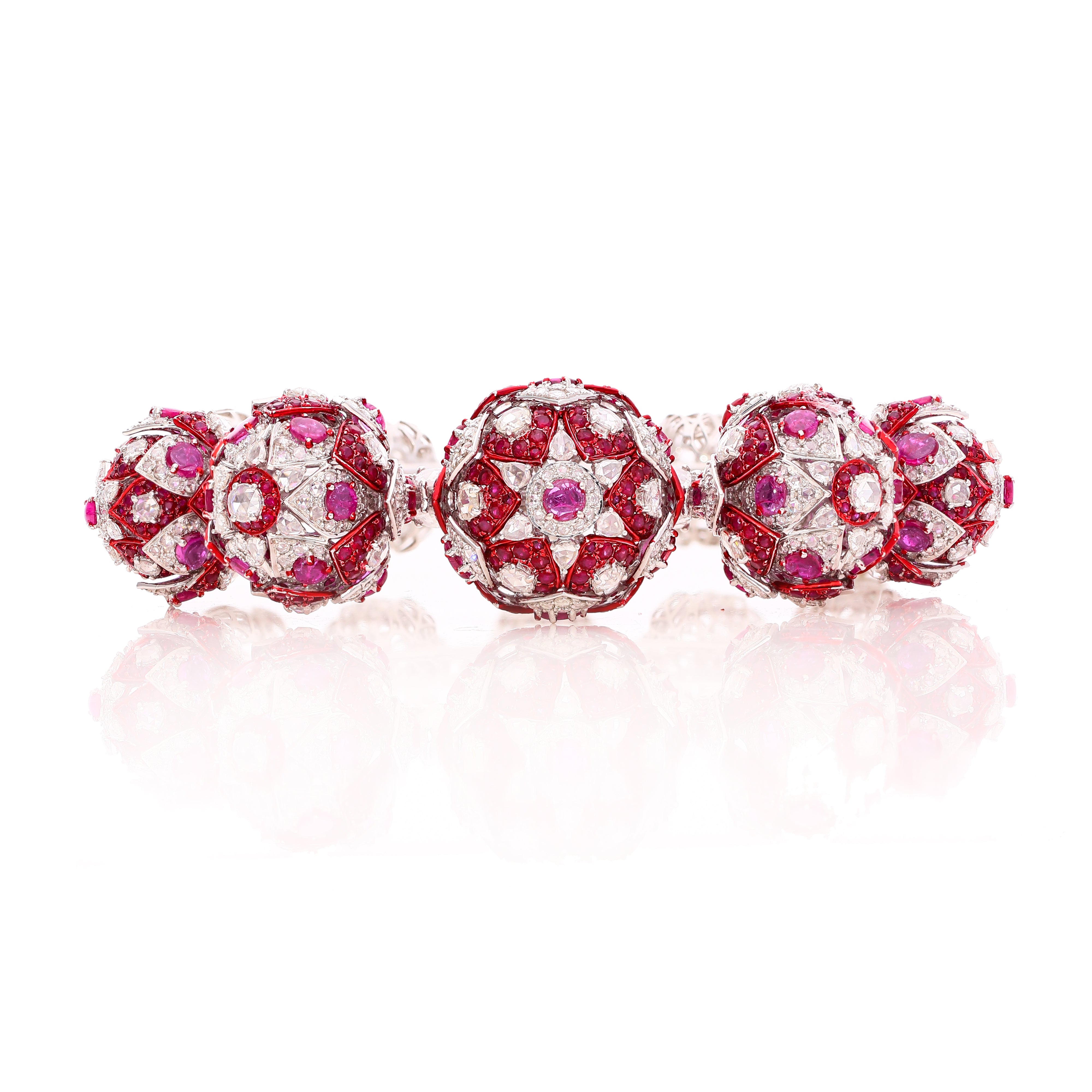 Ruby Orb Bracelet