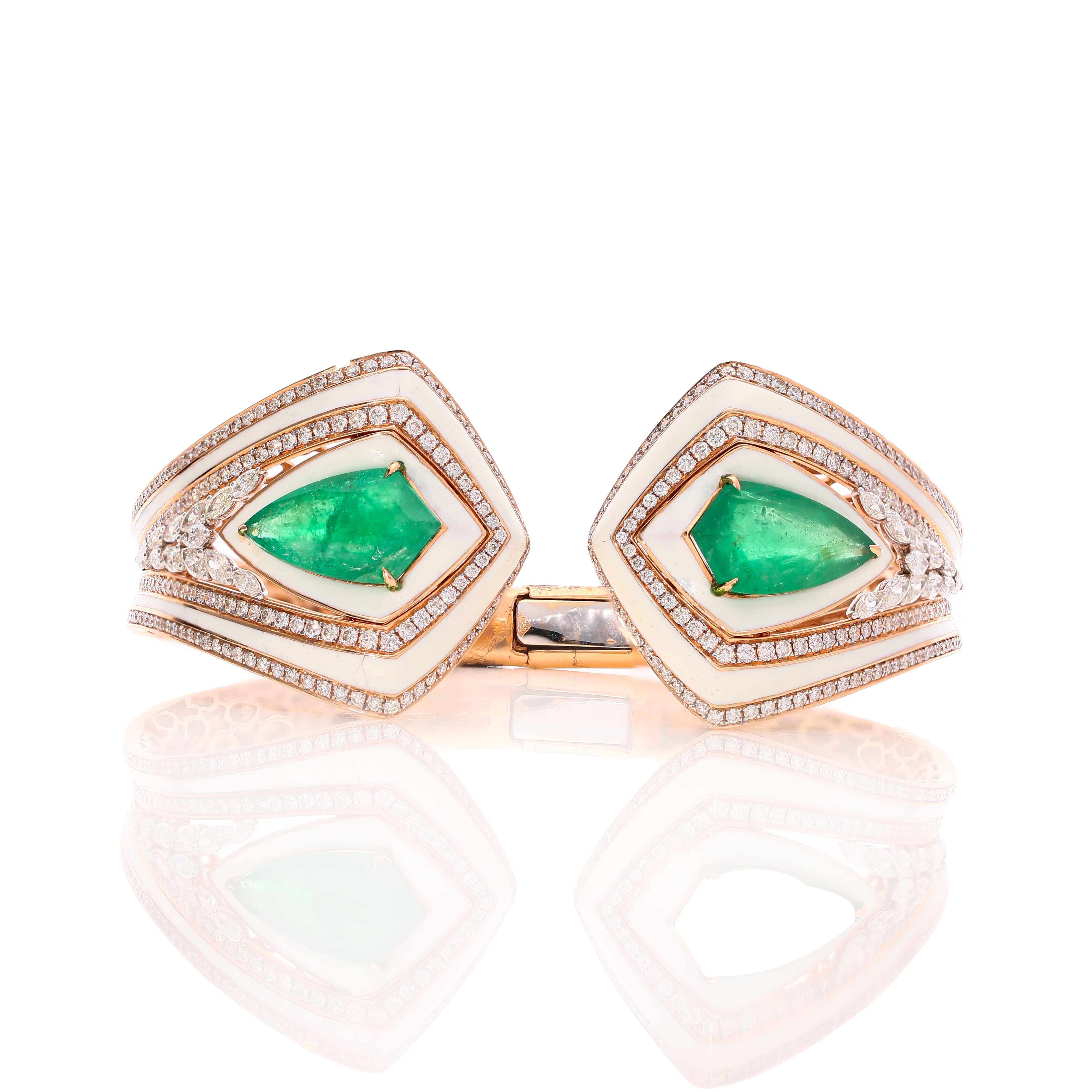 Emerald Arc Cuff