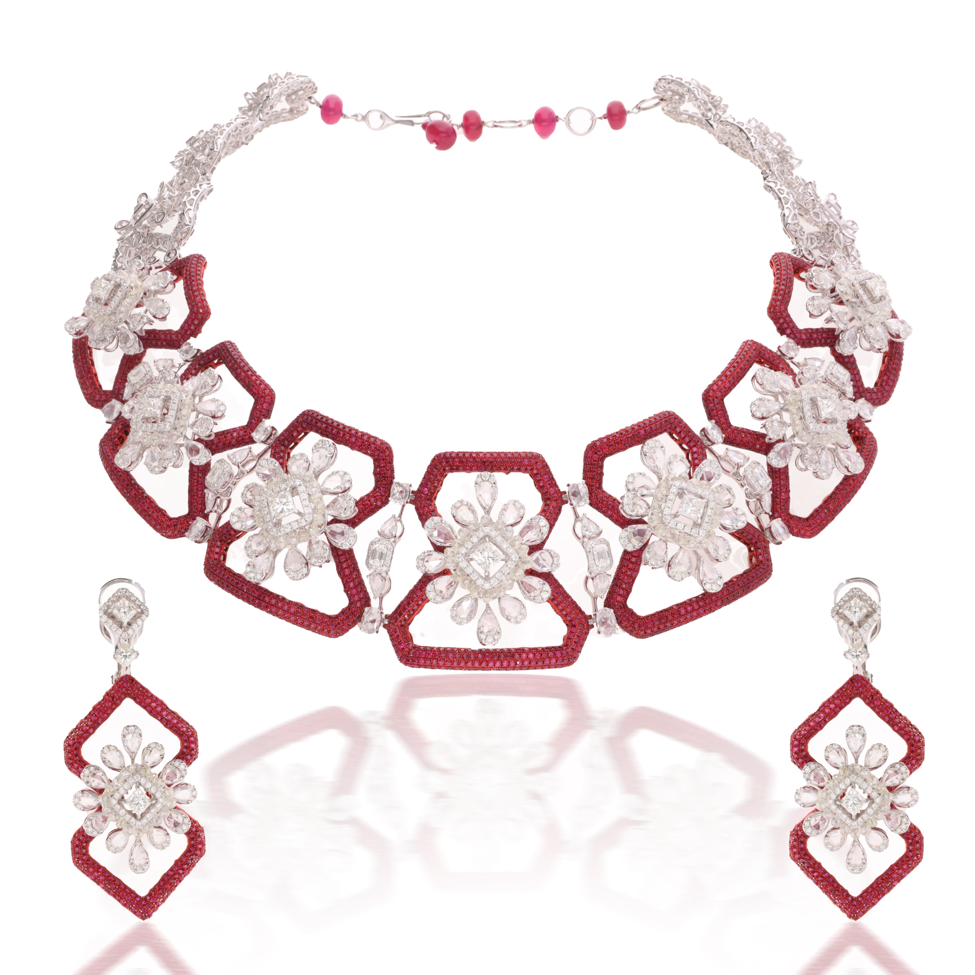 Crimson Blossom Set