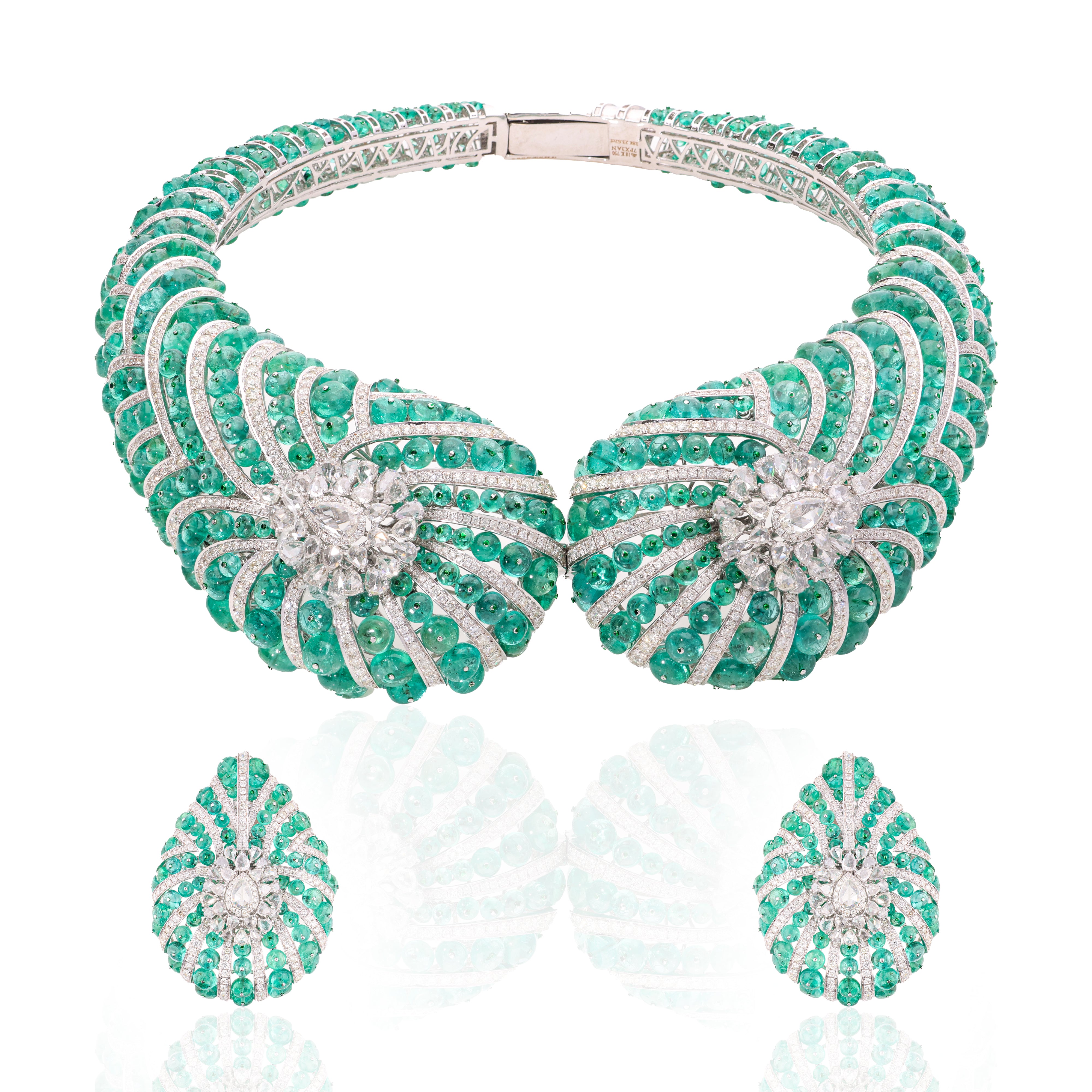 Emerald Bloom Set