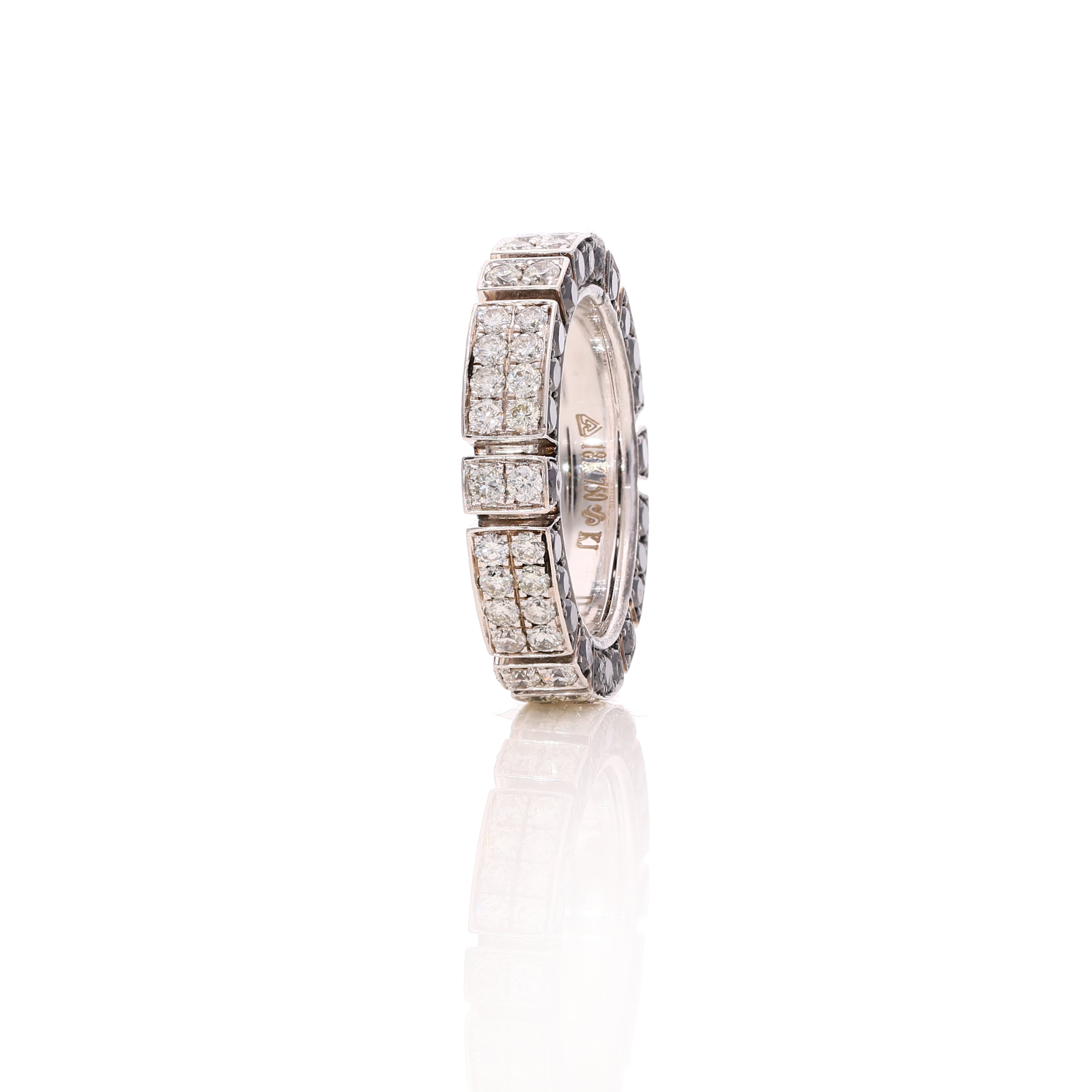 Black Diamond Infinity Ring