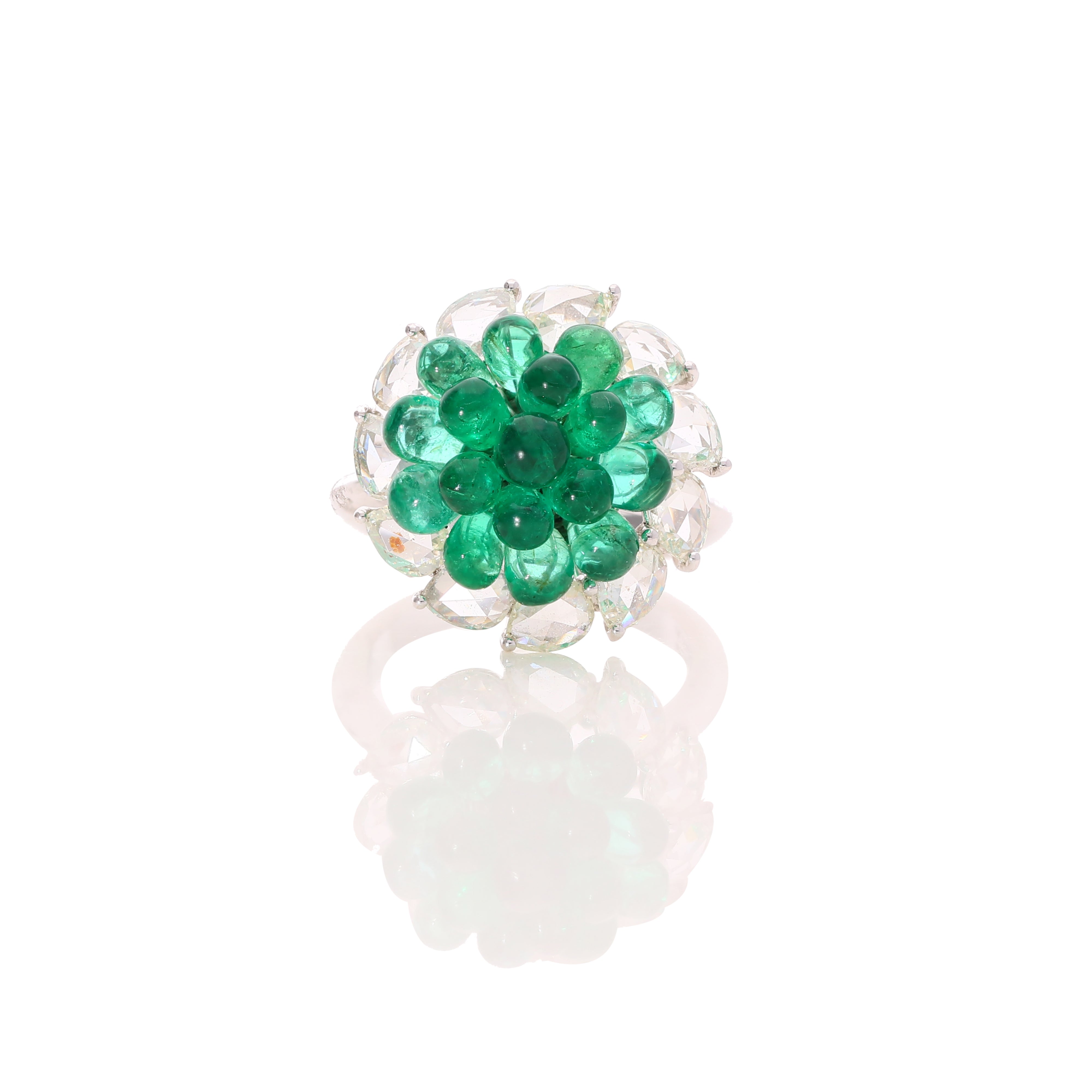 Emerald Bloom Ring