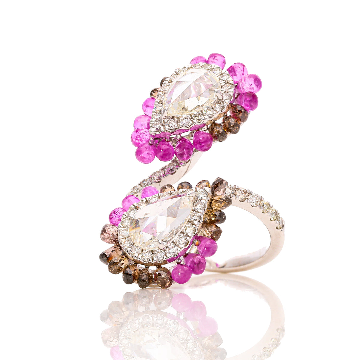 Azura Cushion Sapphire Ring