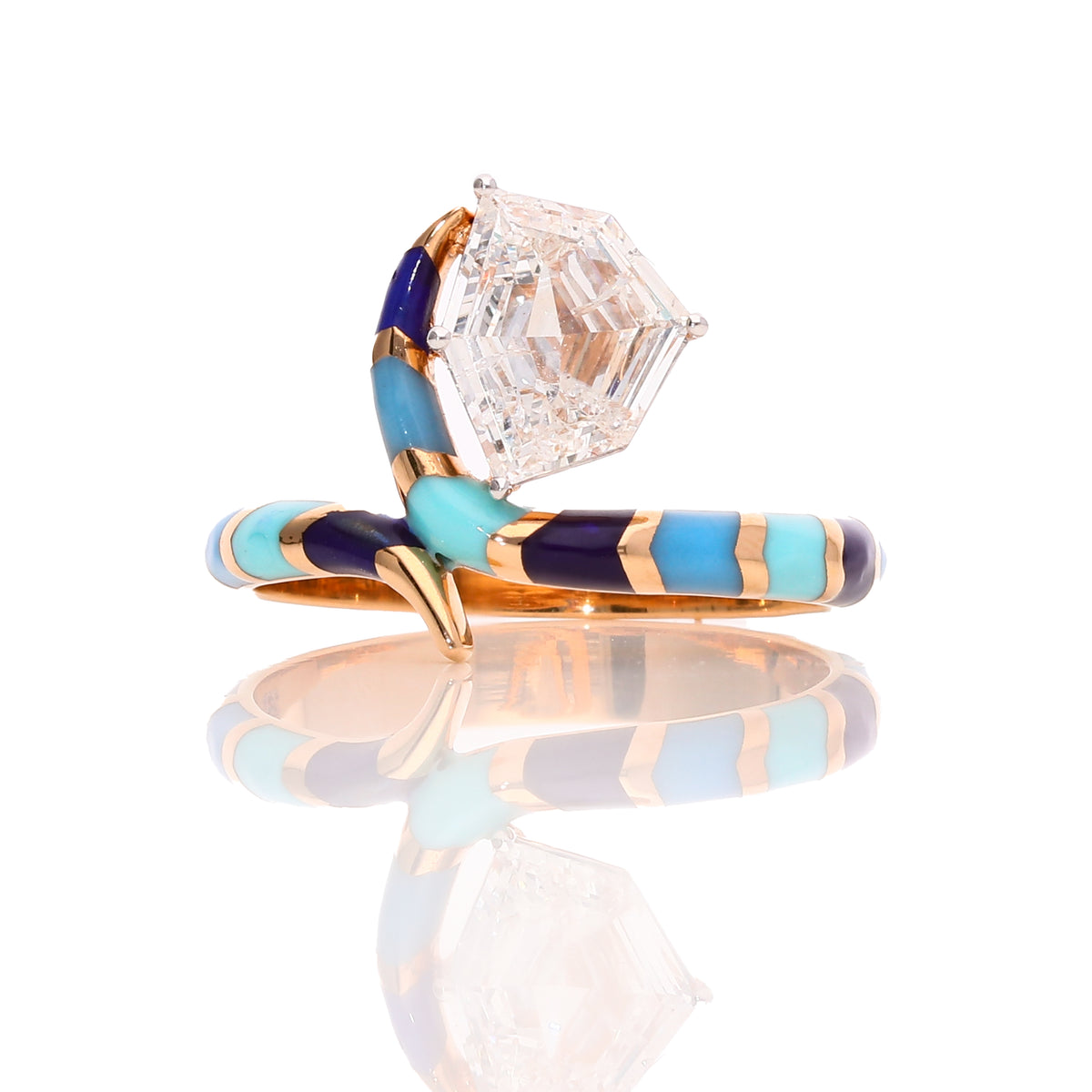Roselle Ruby Blosson Ring