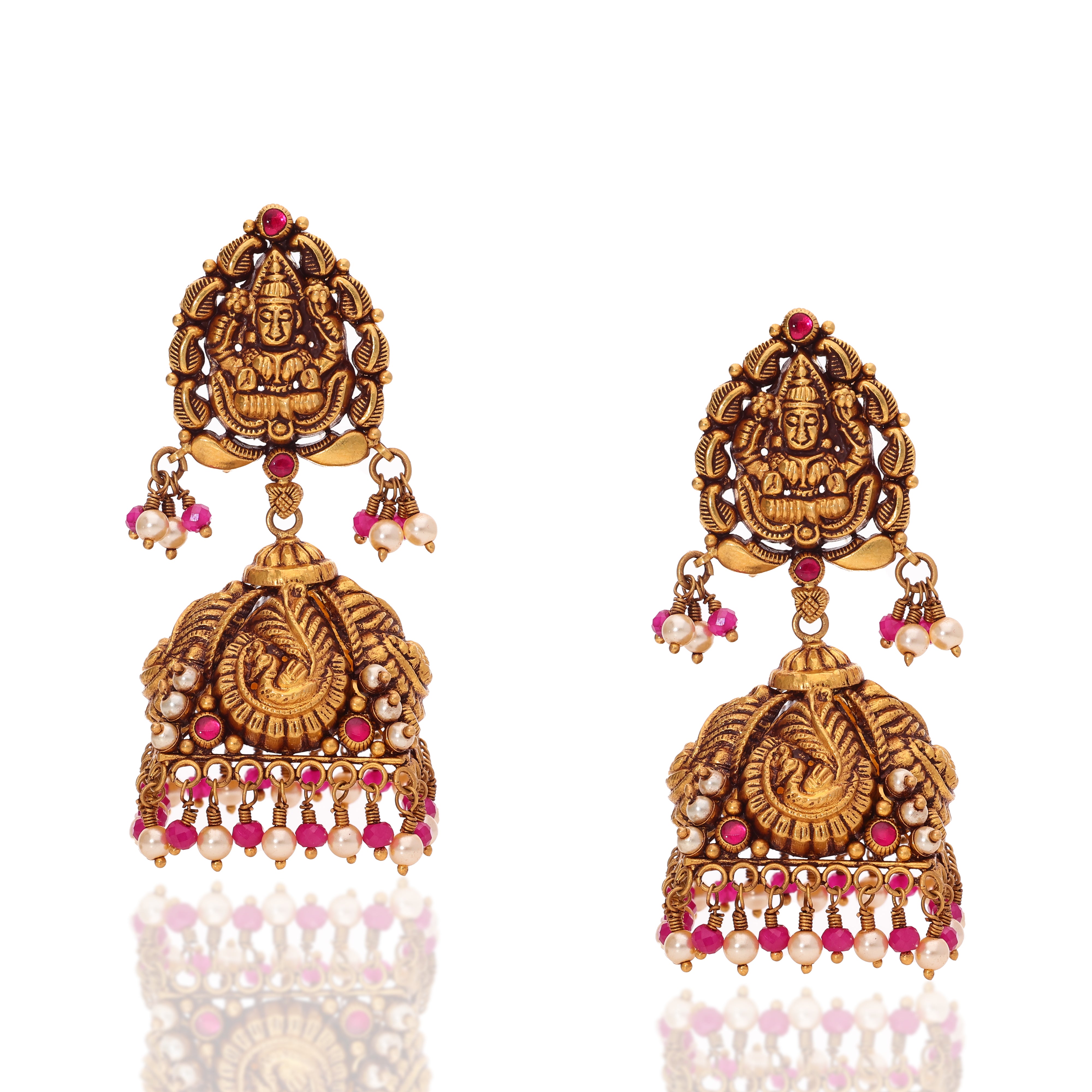 Aradhya Heritage Gold Earrings