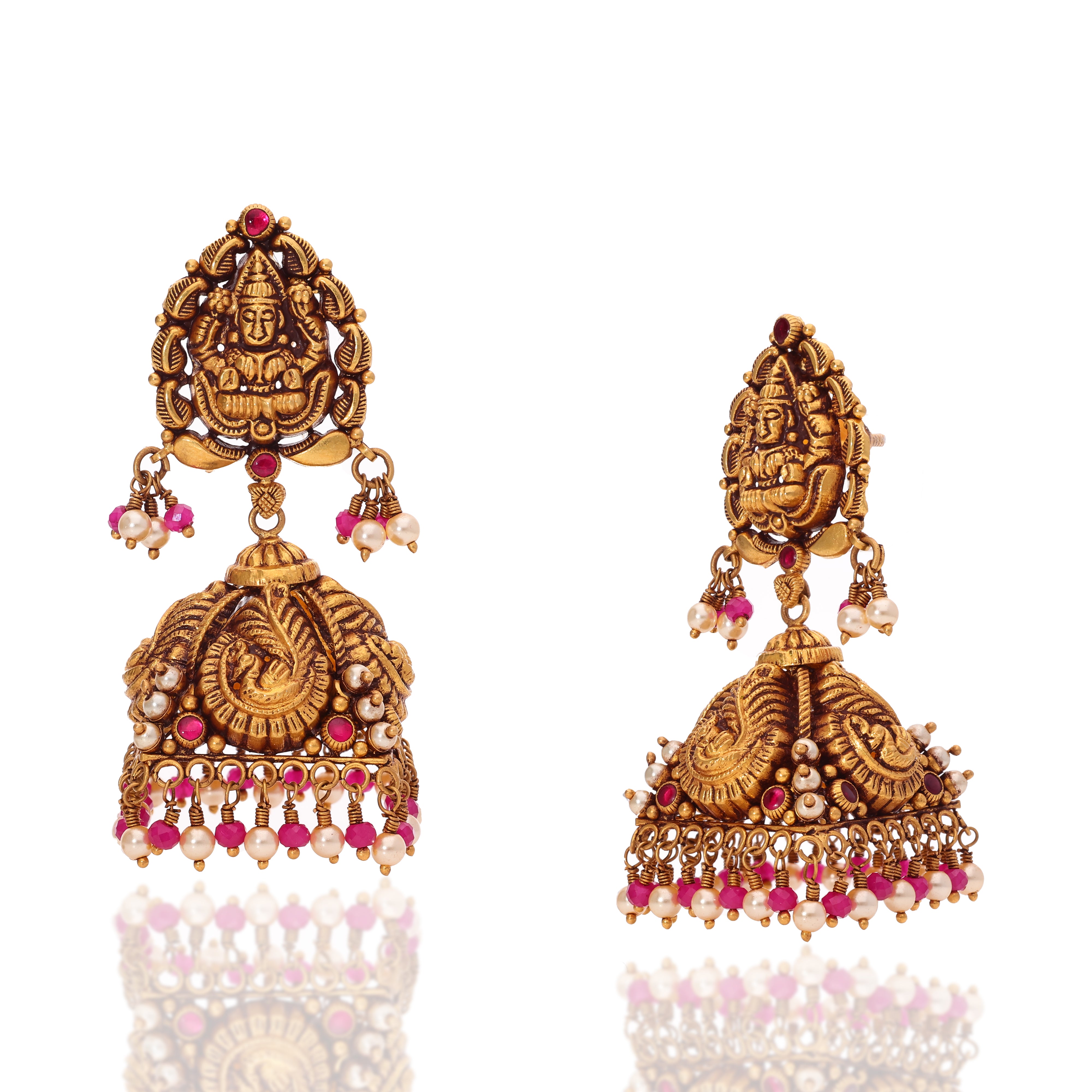 Aradhya Heritage Gold Earrings