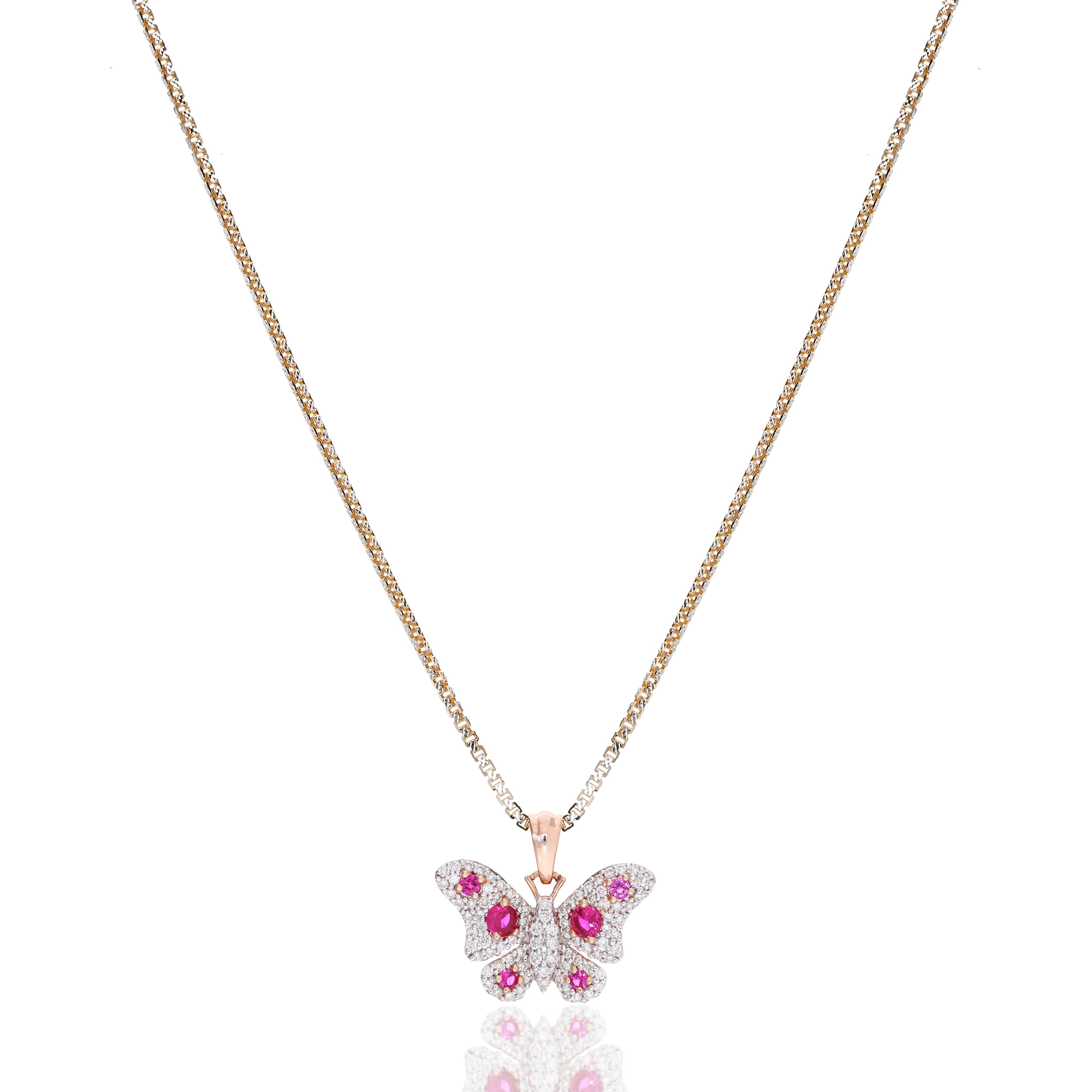 SereneWing Diamond Pendant