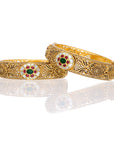 Zahra Kundan Gold Bangle
