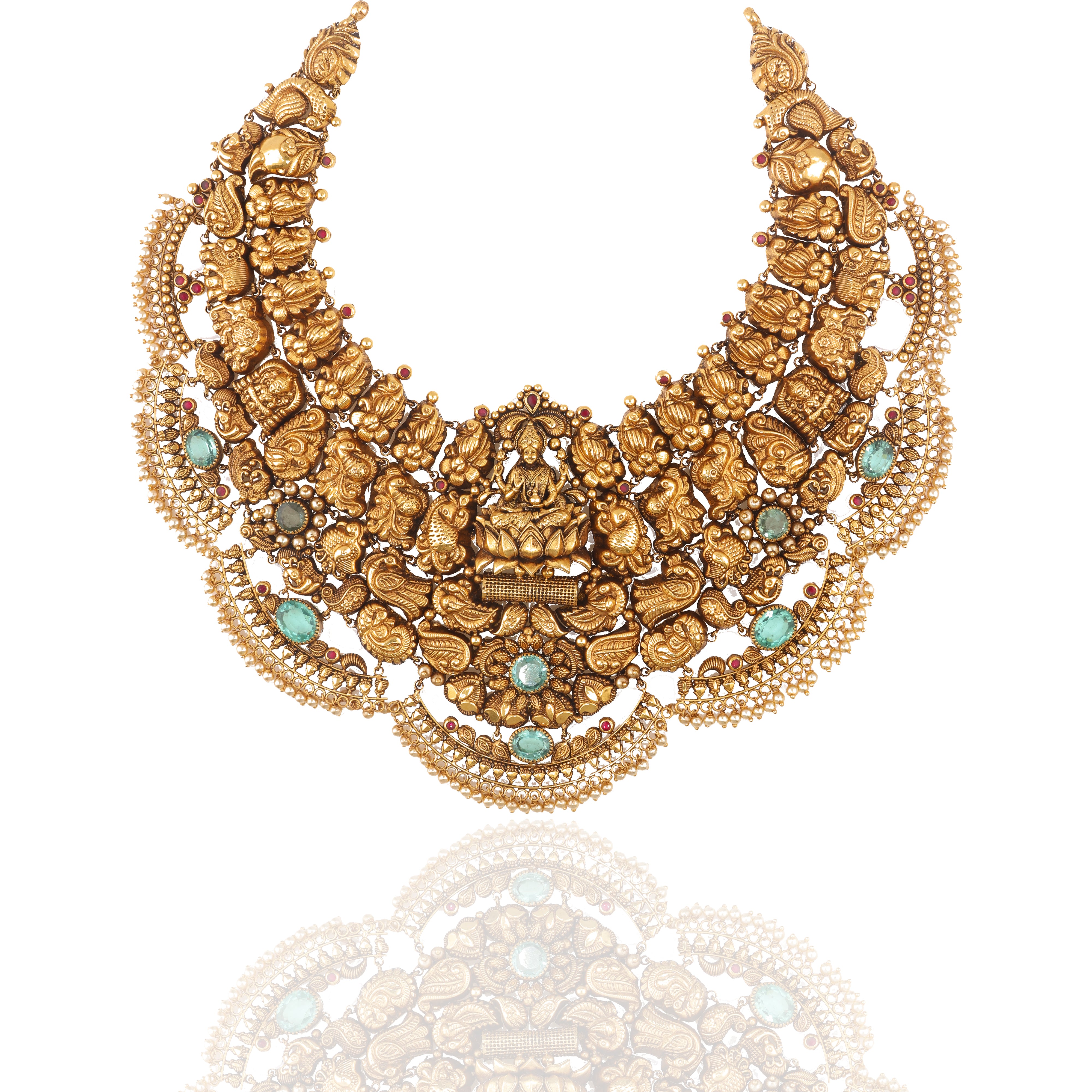 Goddess Carved Gold Set