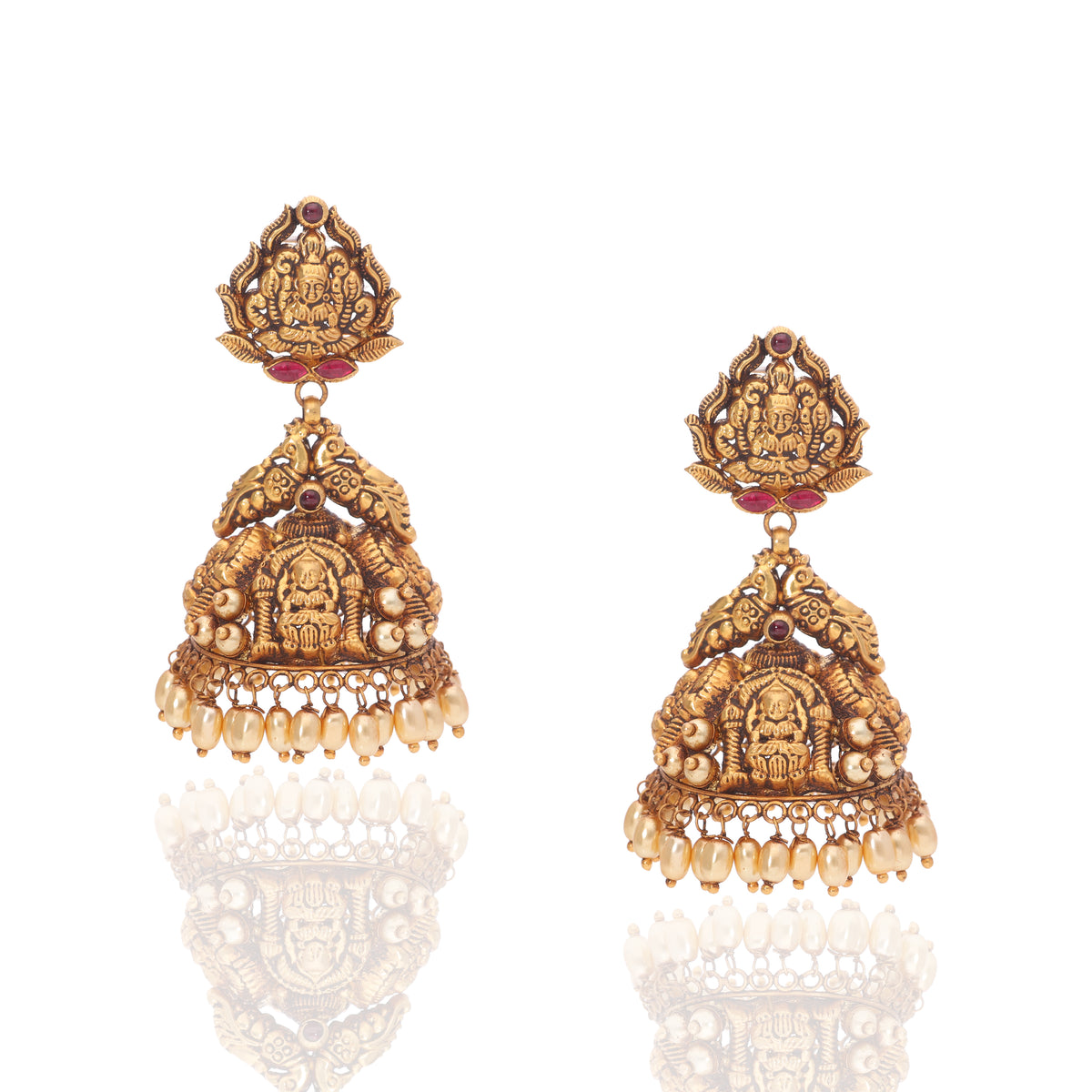 Goddess Carved Gold Set