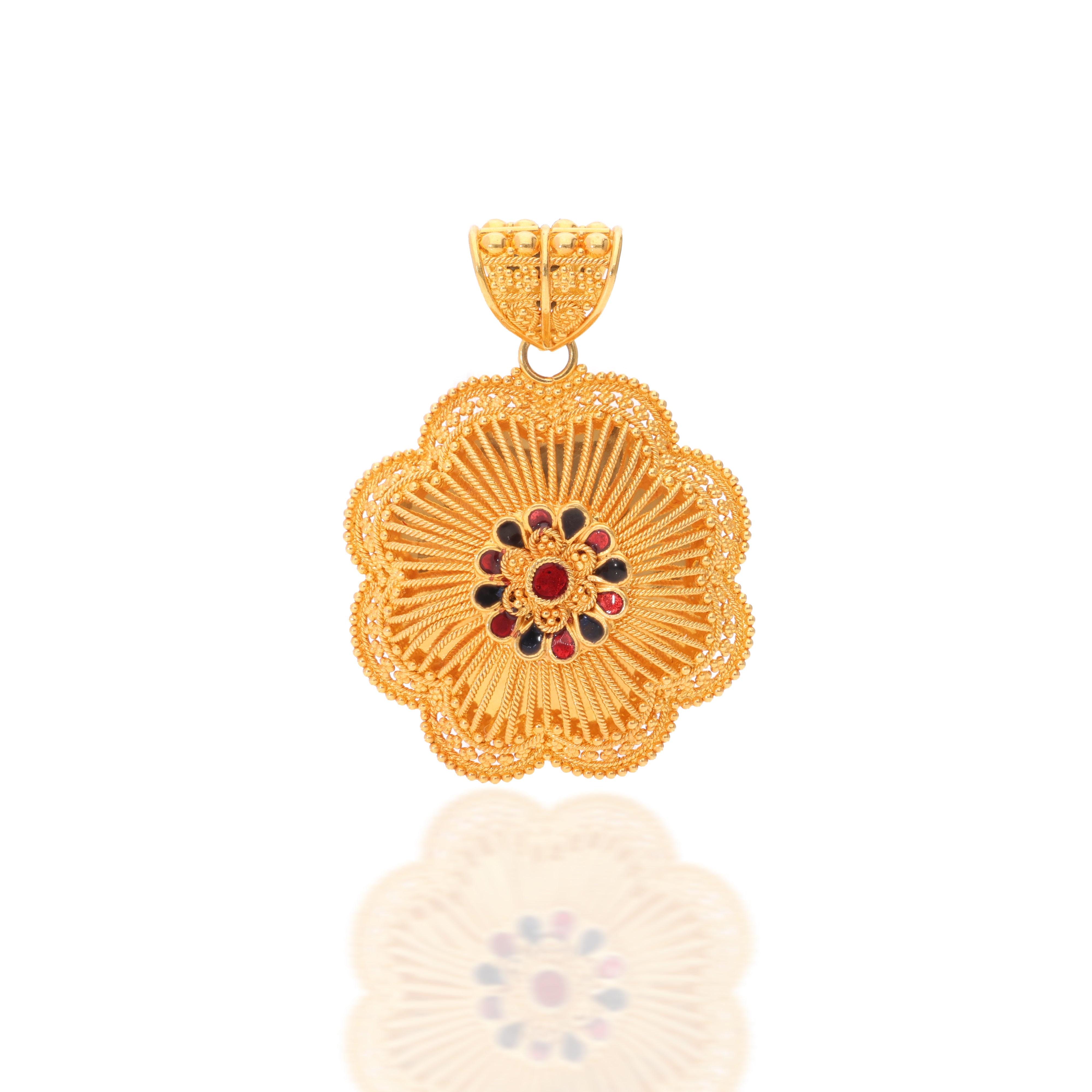 Florenza Gold Pendant Set