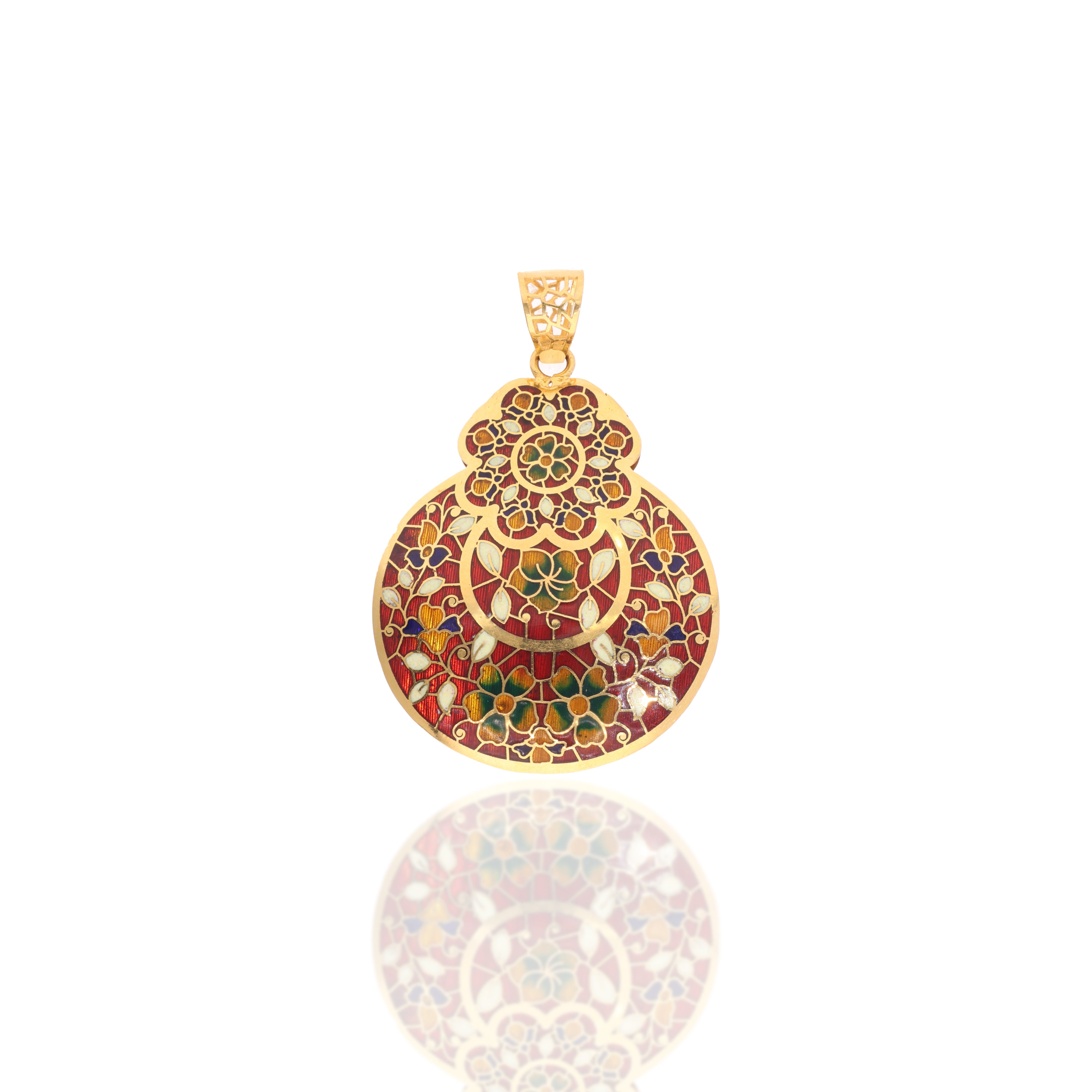 Navrang Leela gold Pendant Set