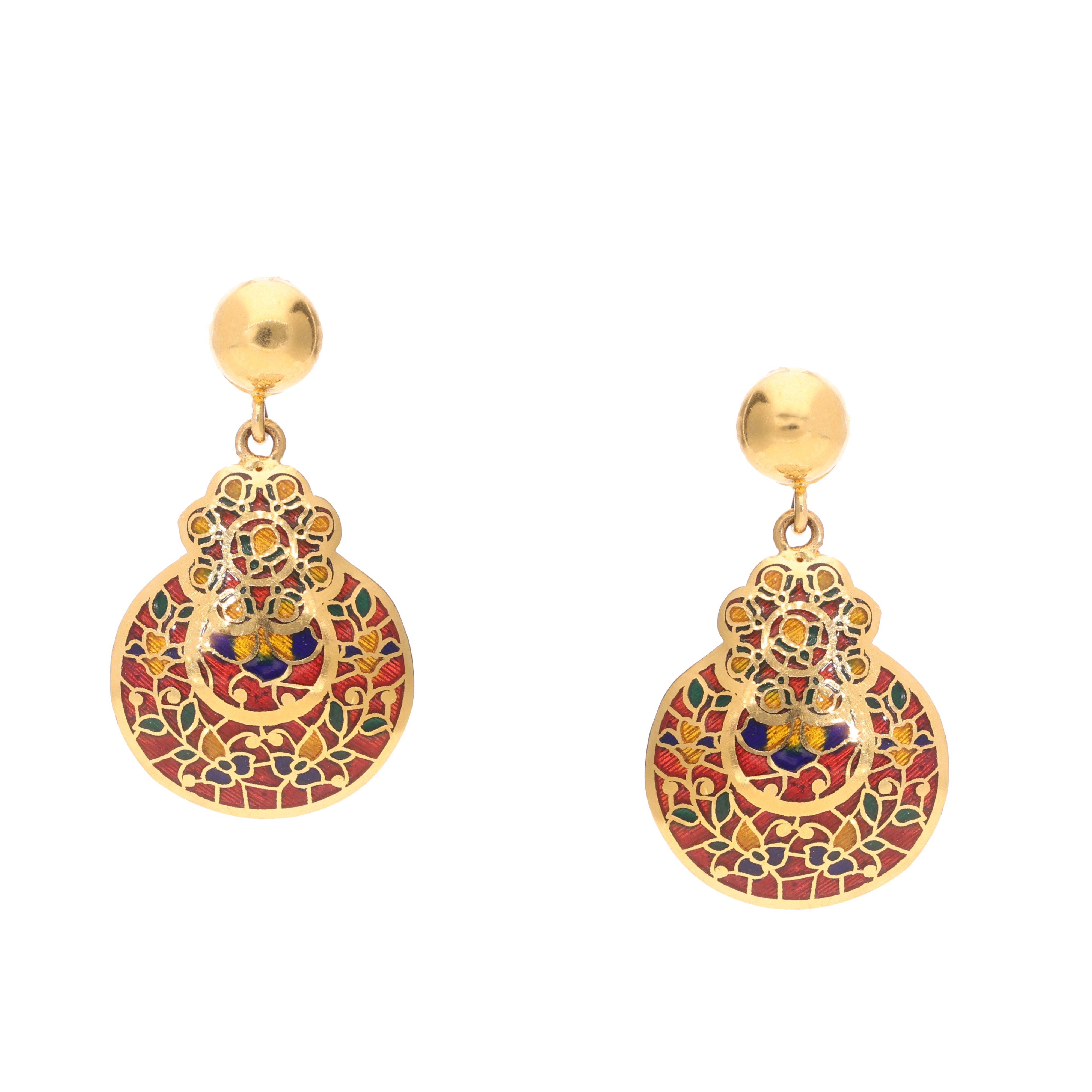 Navrang Leela gold Pendant Set