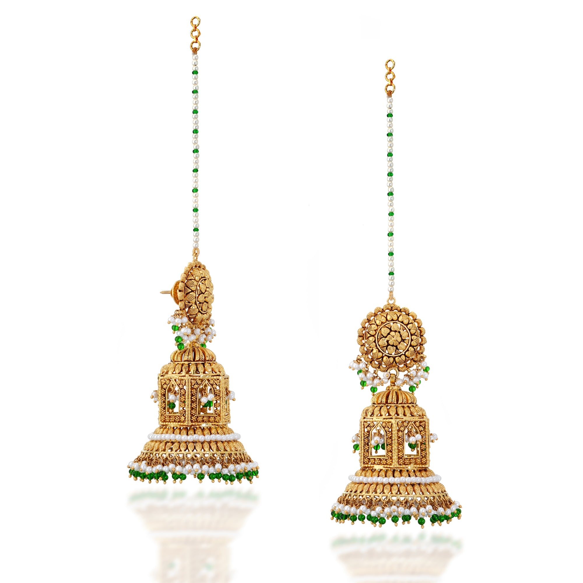 Abha Gold Jhumki