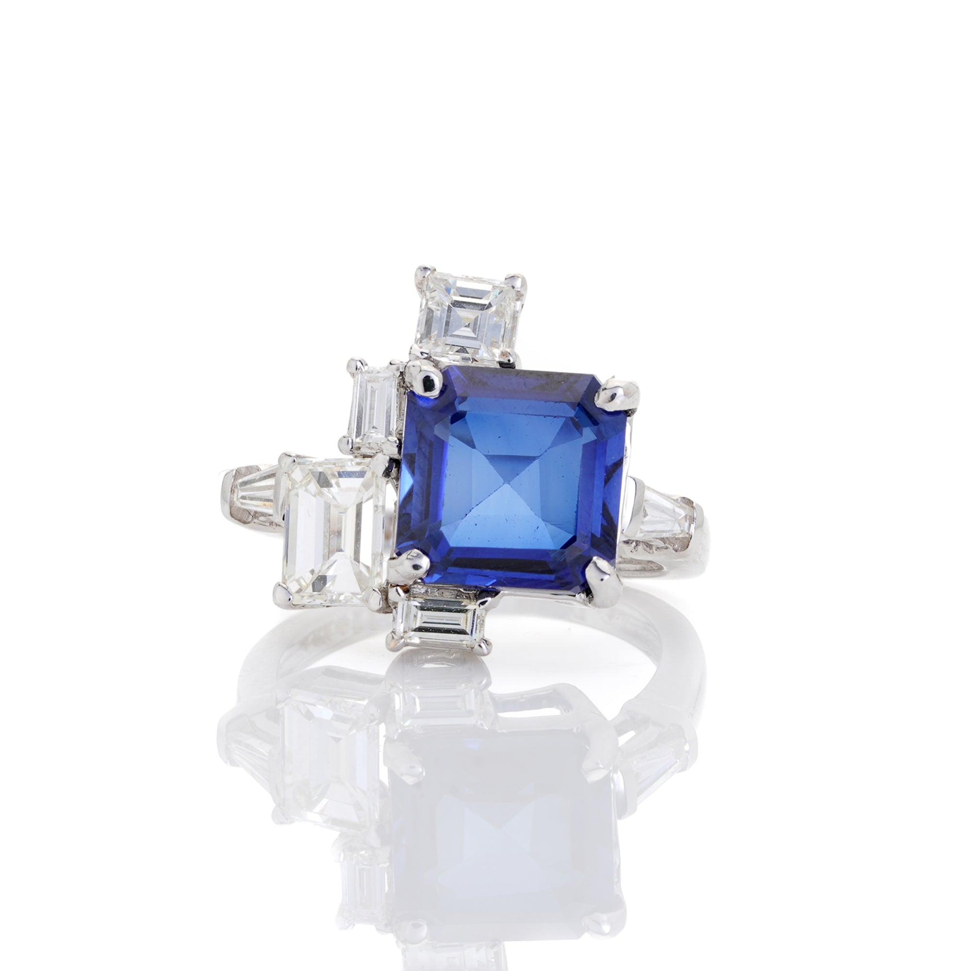 Asymmetric Diamond Ring