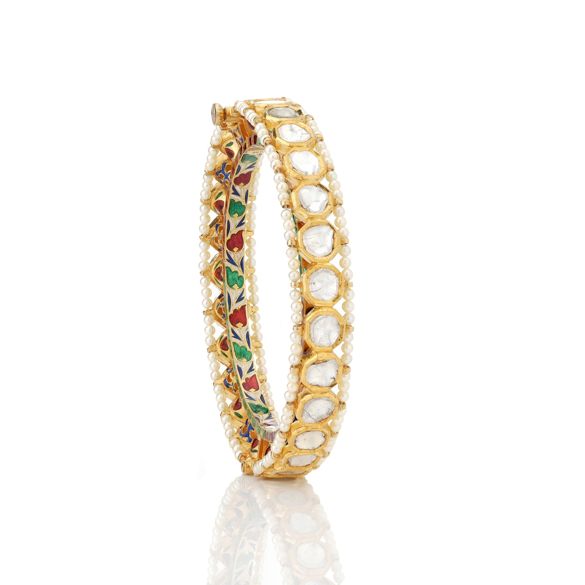 Basal Polki Bangles