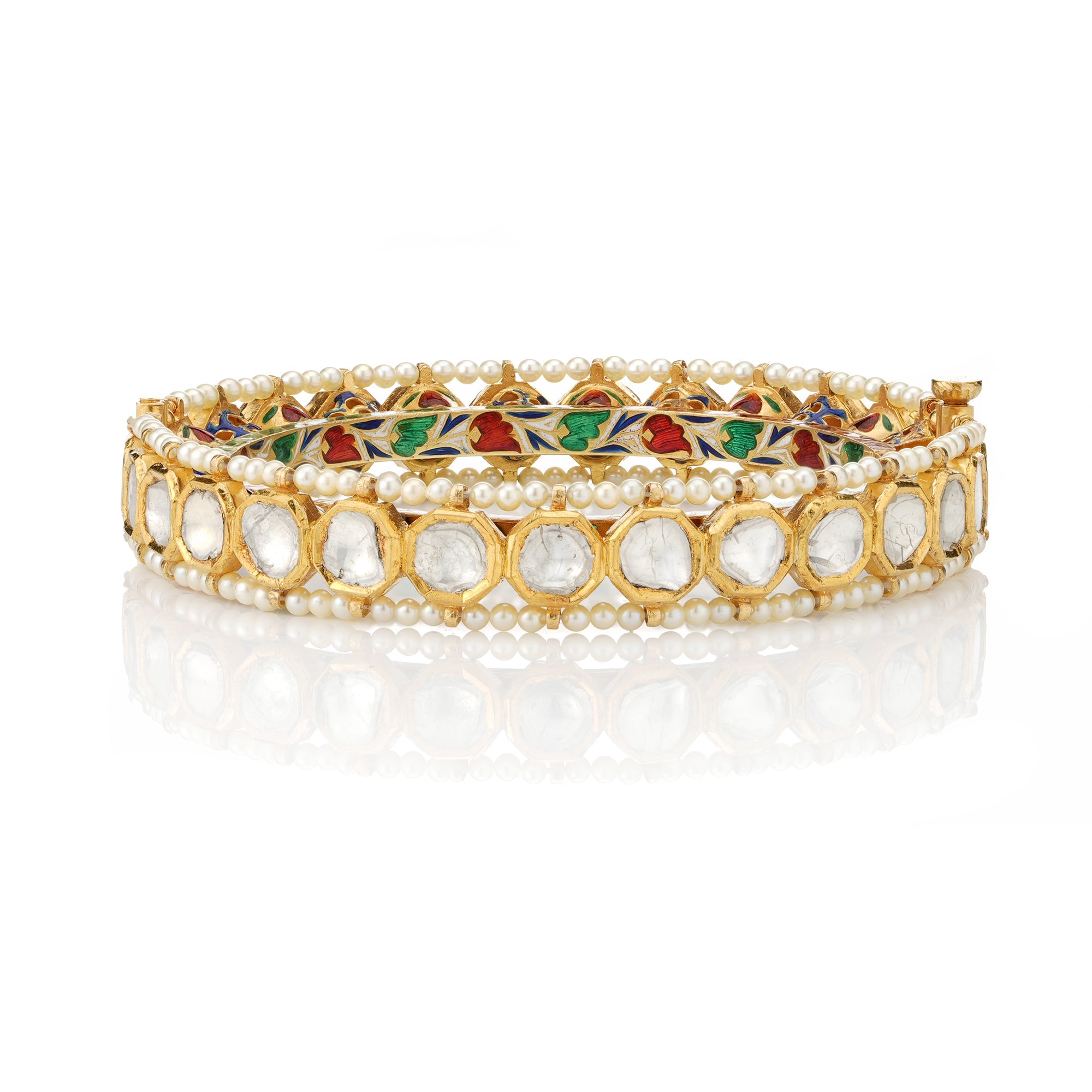 Basal Polki Bangles