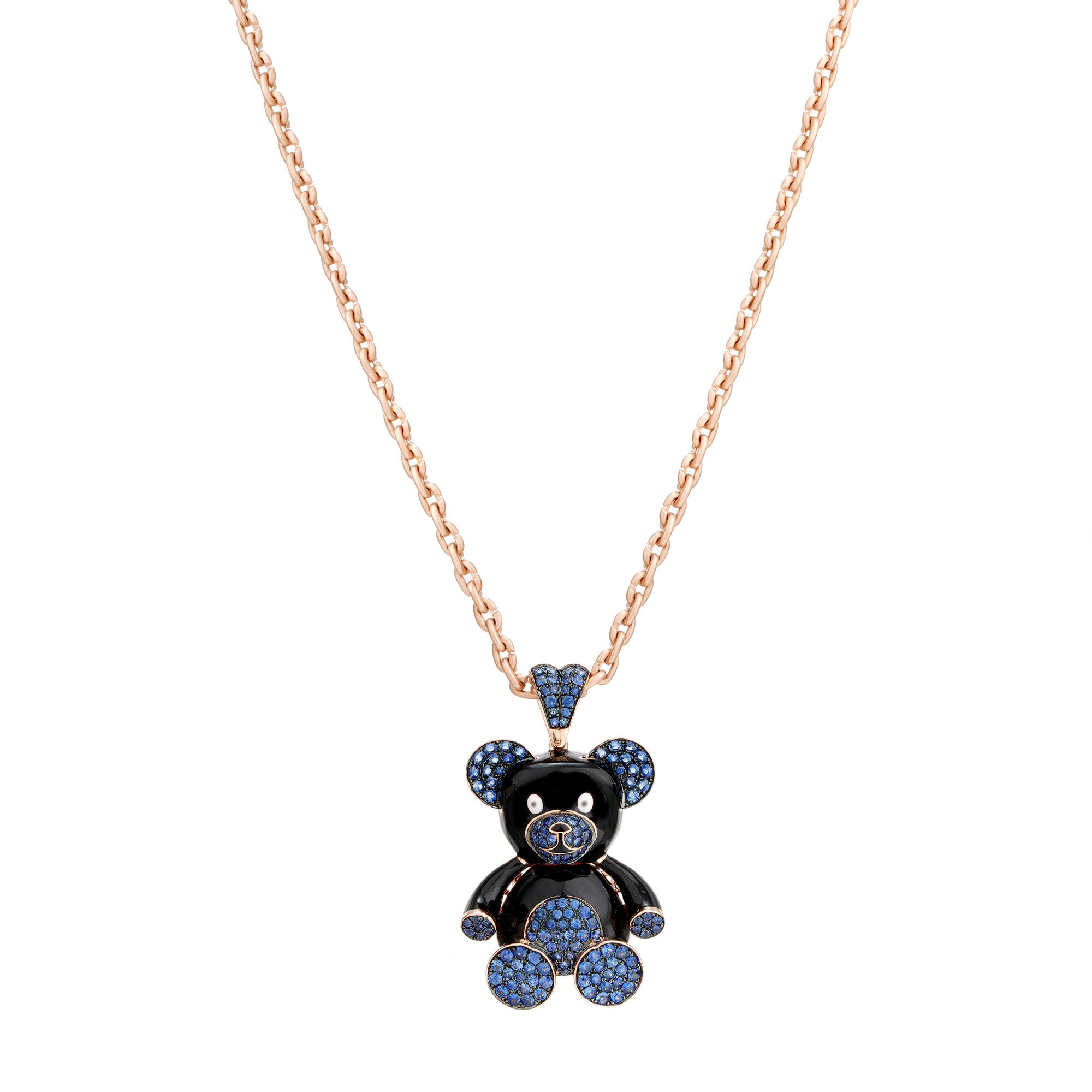 Black Enamel Teddy