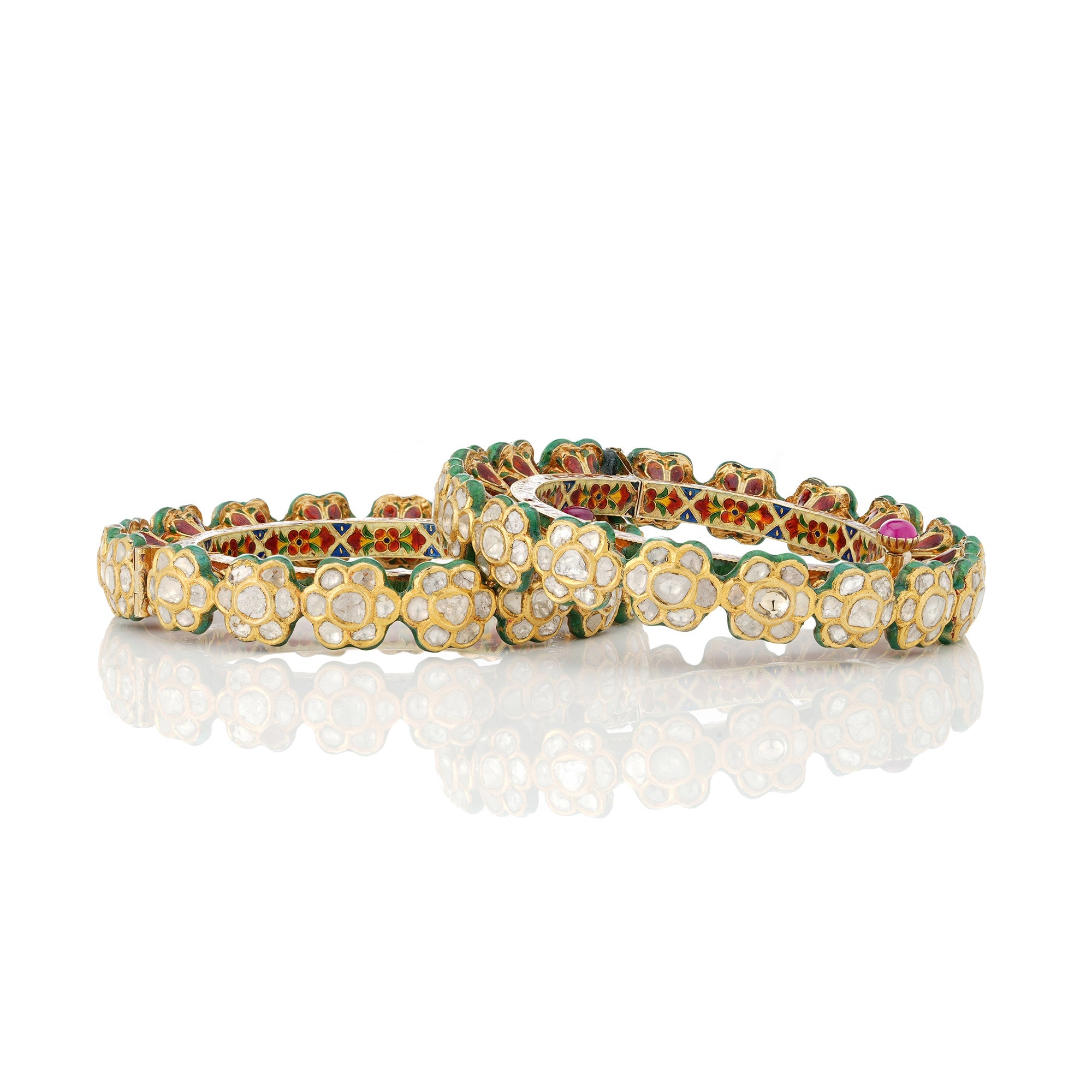 Bloom Polki Bangles