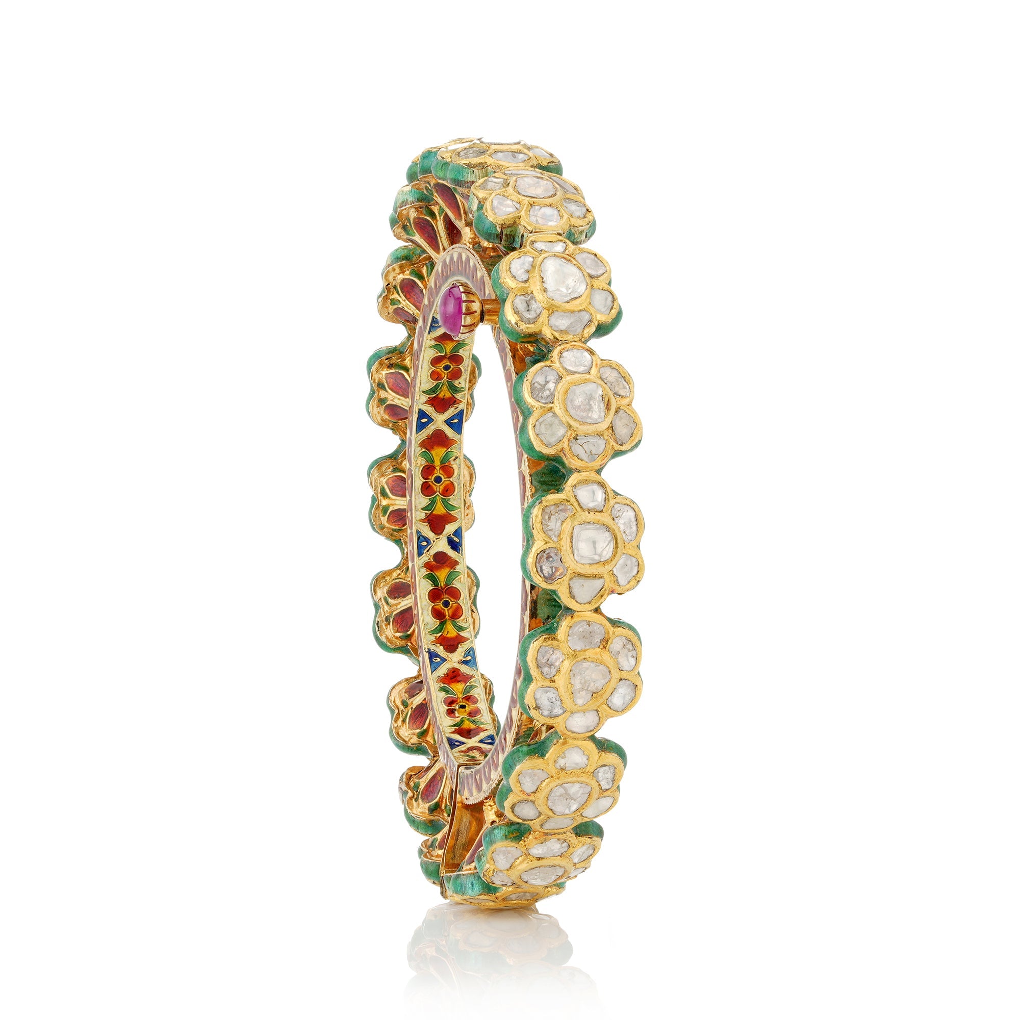 Bloom Polki Bangles