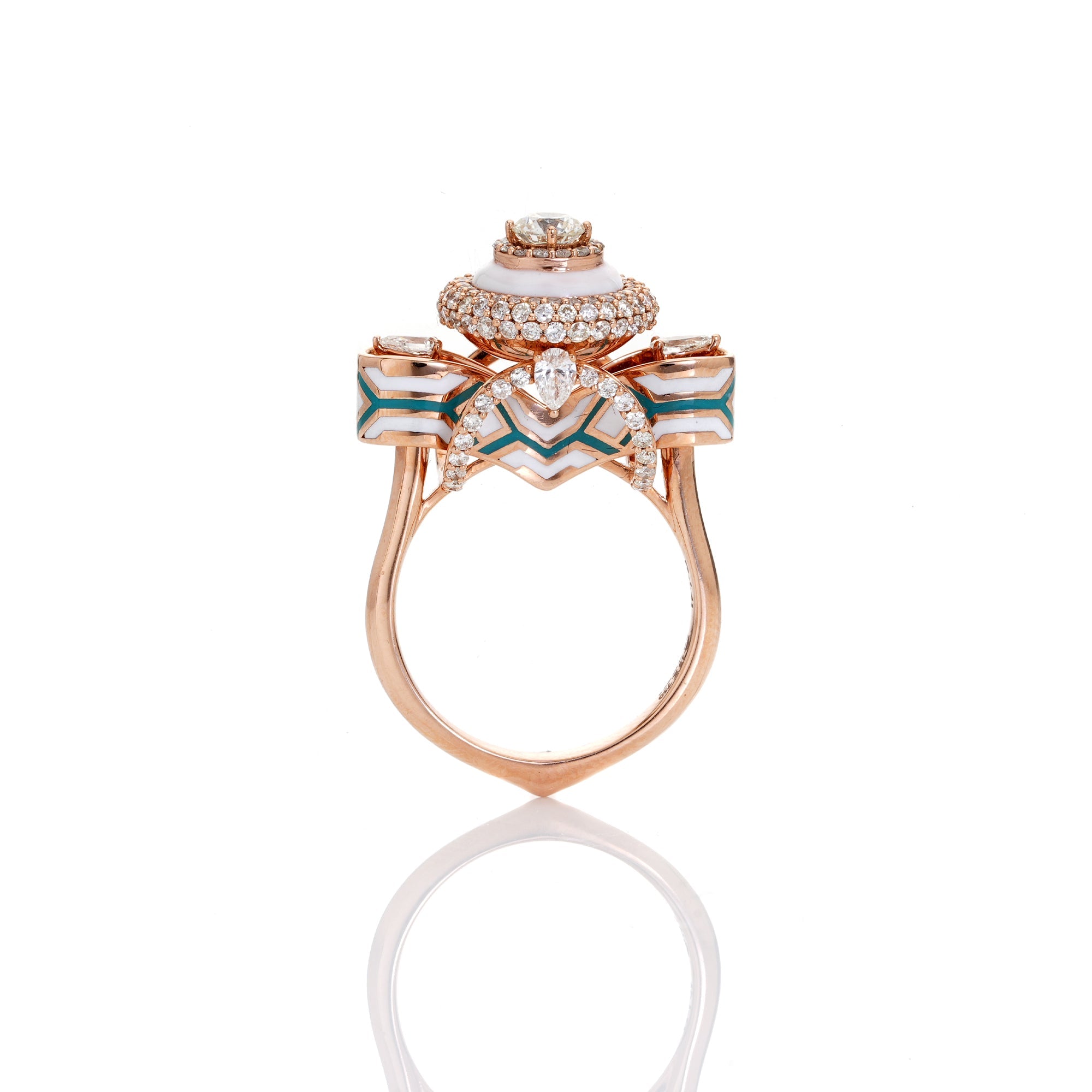 Co-centered Enamel Ring