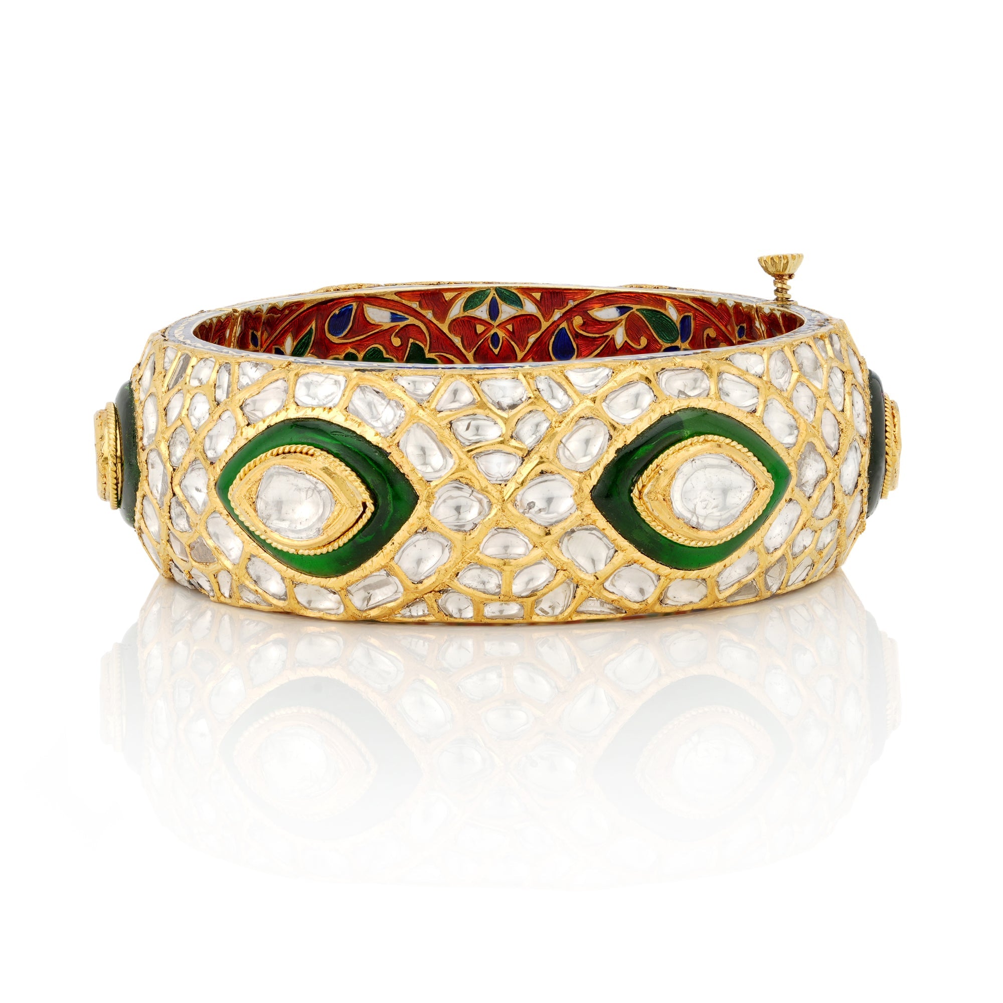 Drupe Polki Bangles