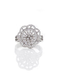 Enchanting Floral Diamond Ring