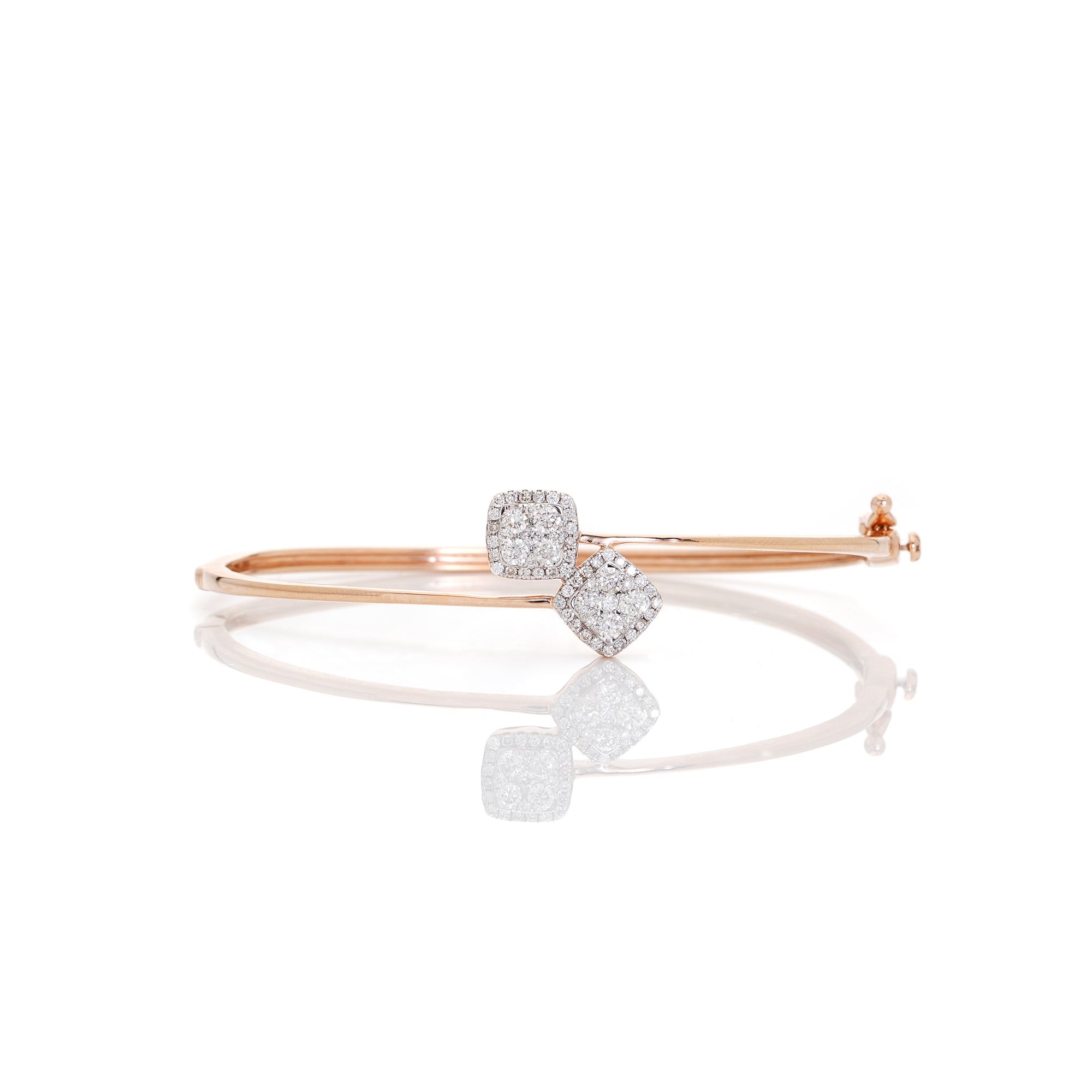 Fancy Twister Diamond Bangle