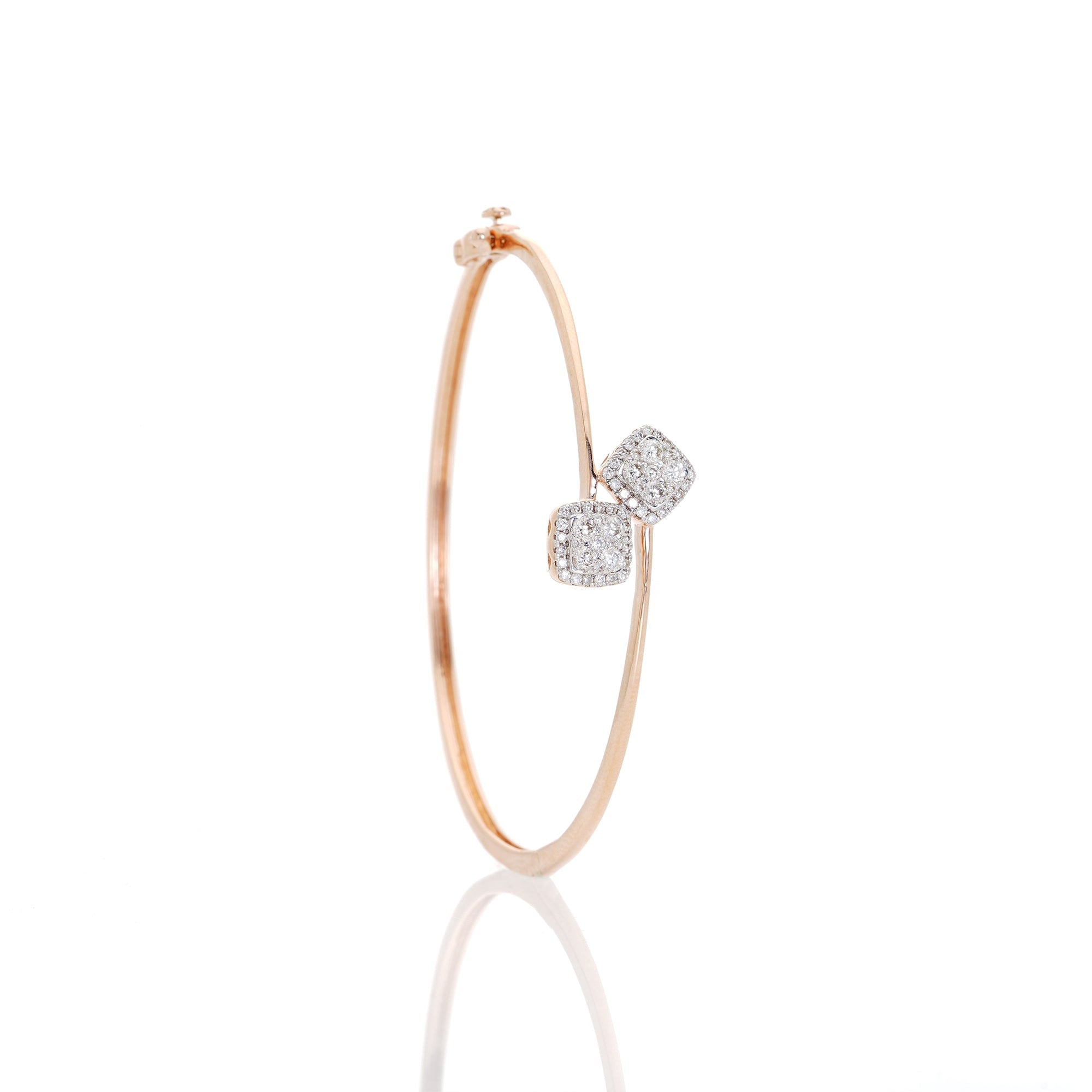 Fancy Twister Diamond Bangle