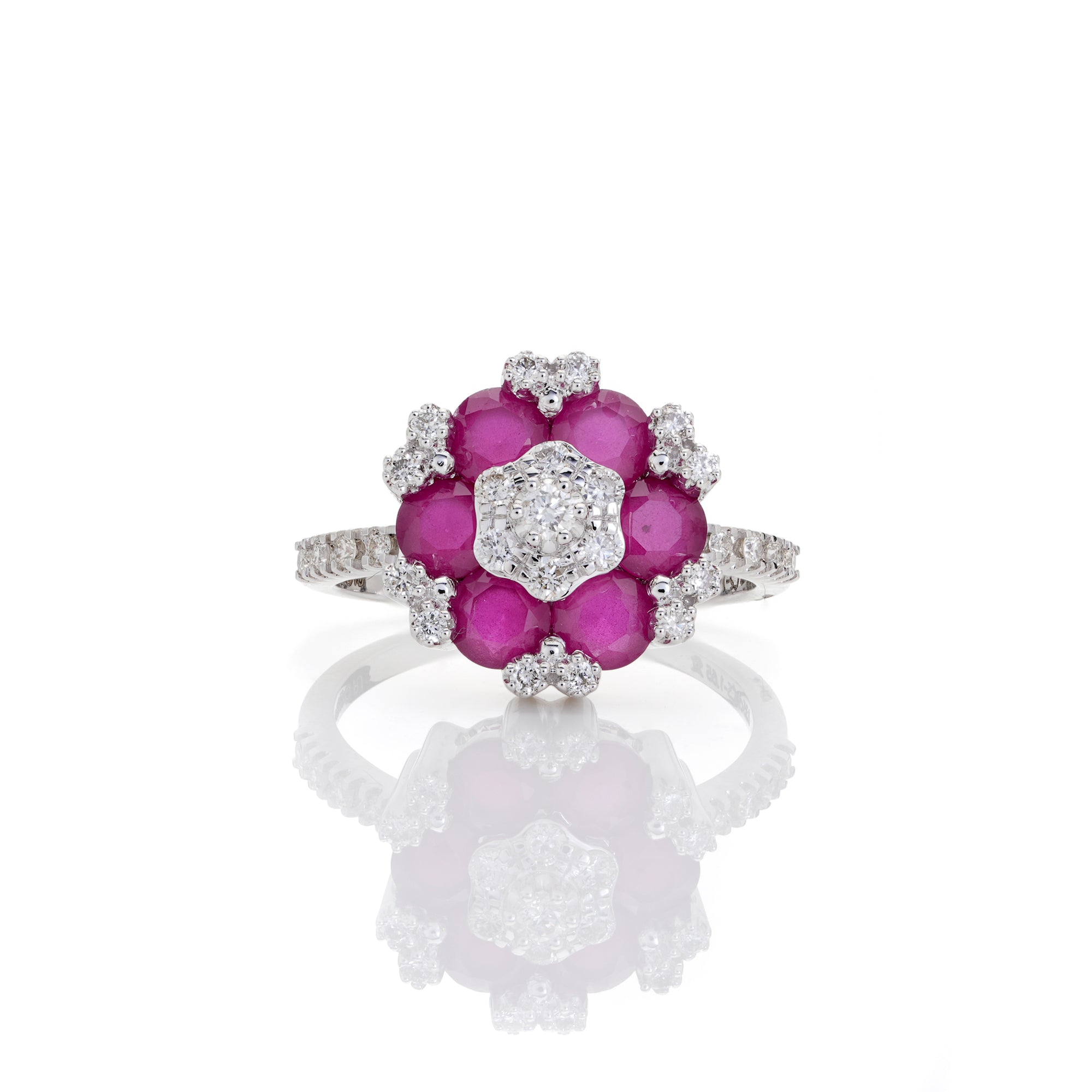 Floral Diamond Ring