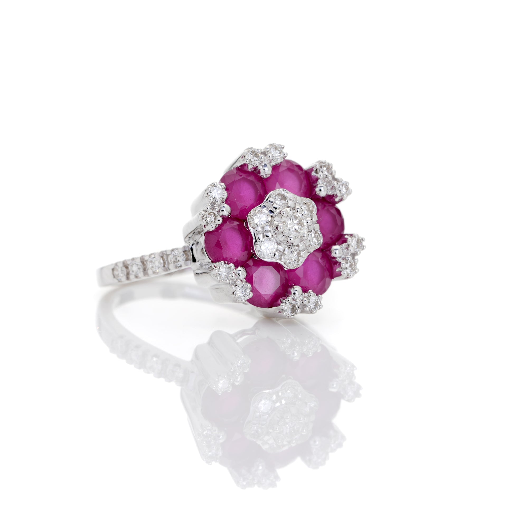 Floral Diamond Ring