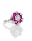 Floral Diamond Ring