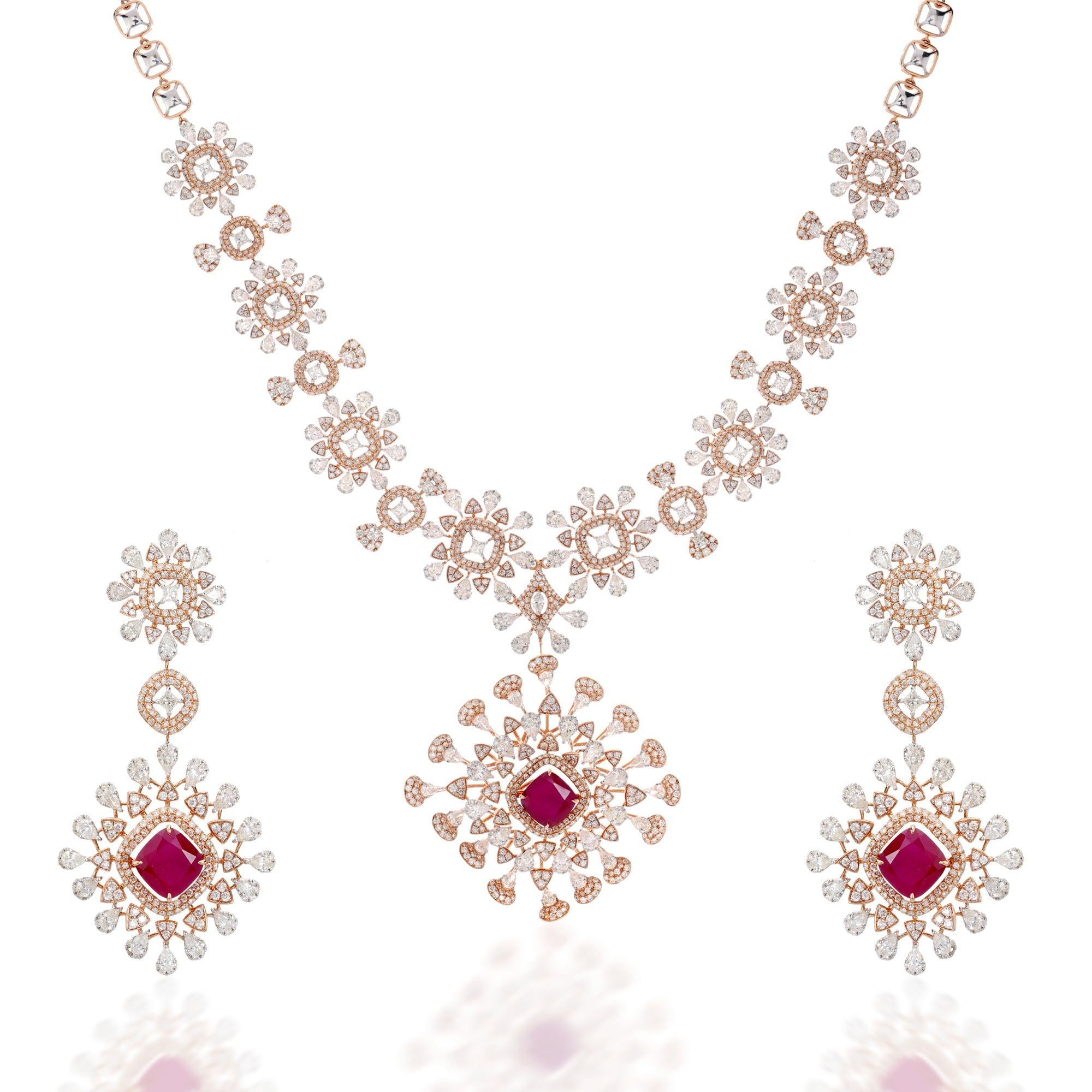 Diamond Necklace Set
