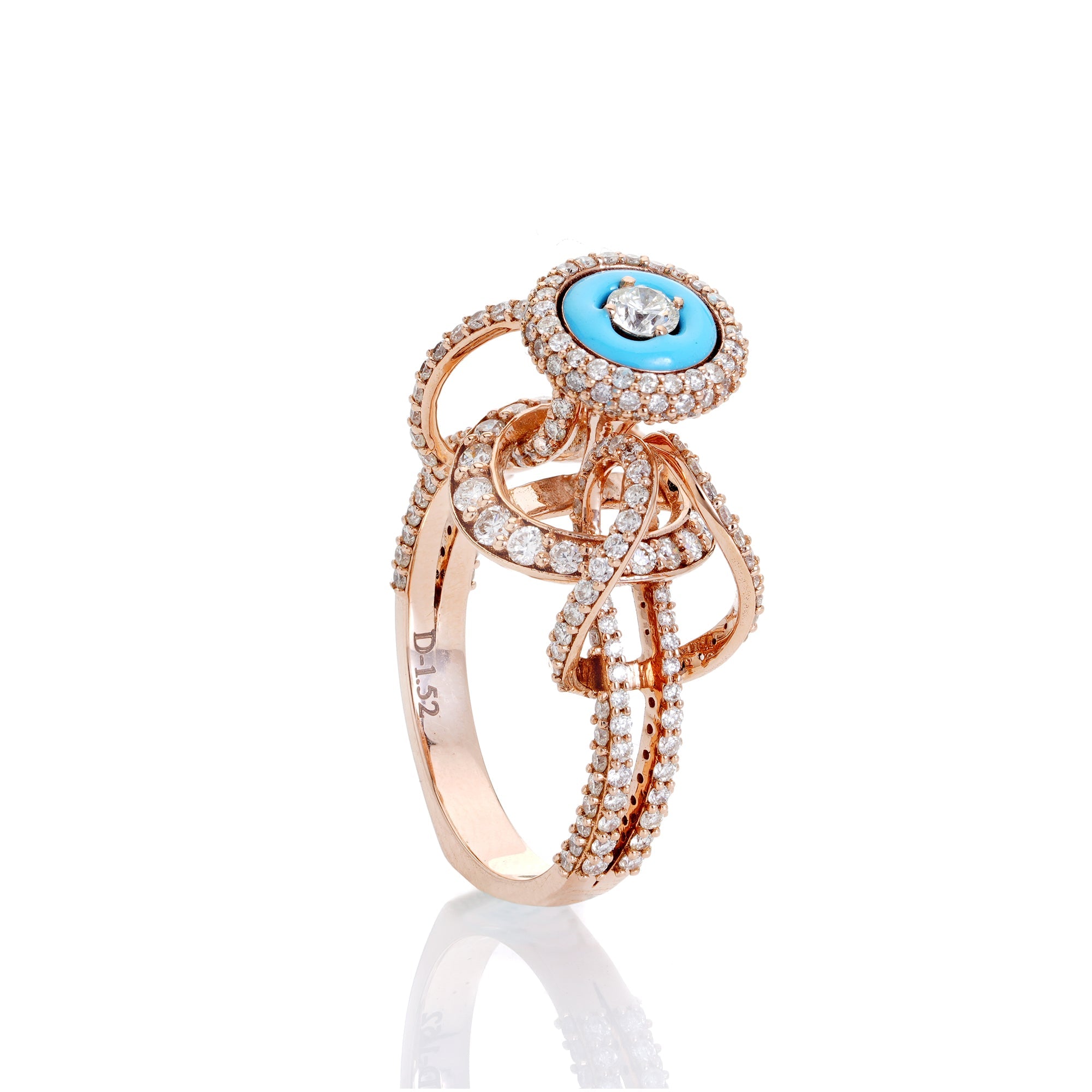 Graphic Enamel Ring