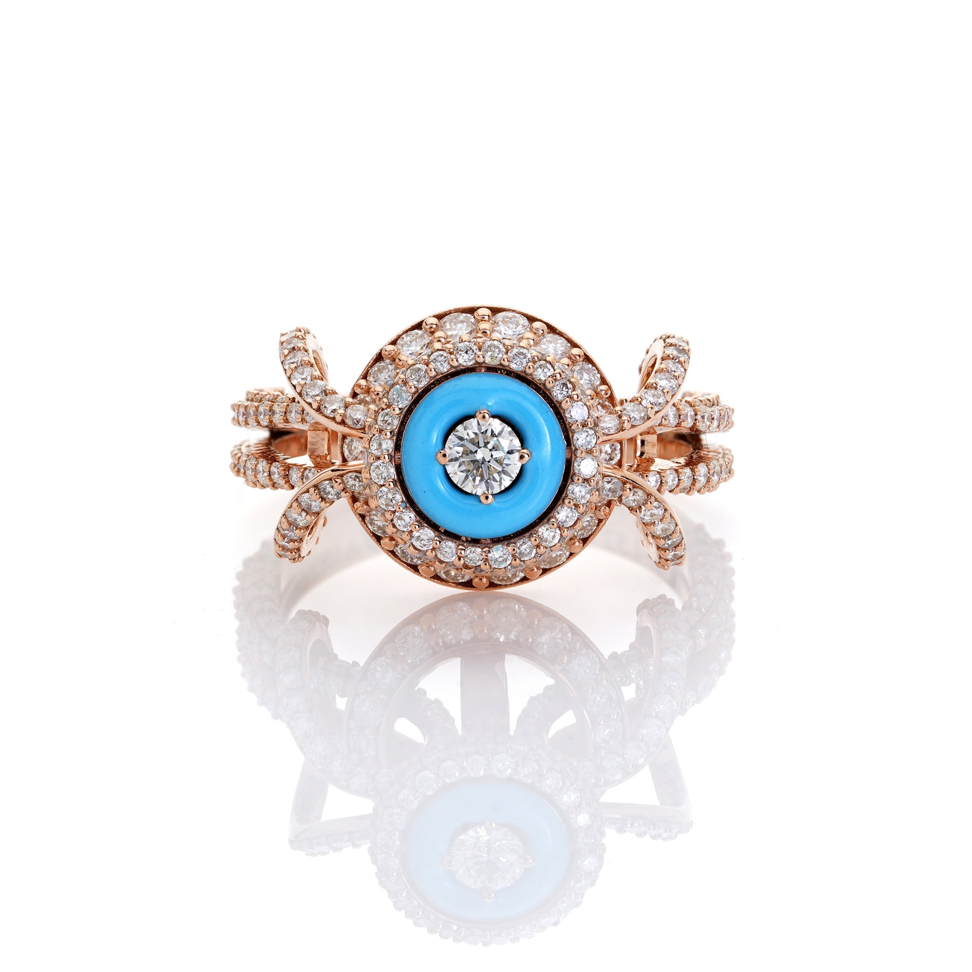 Graphic Enamel Ring
