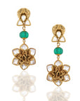 Gul Kundan Earrings