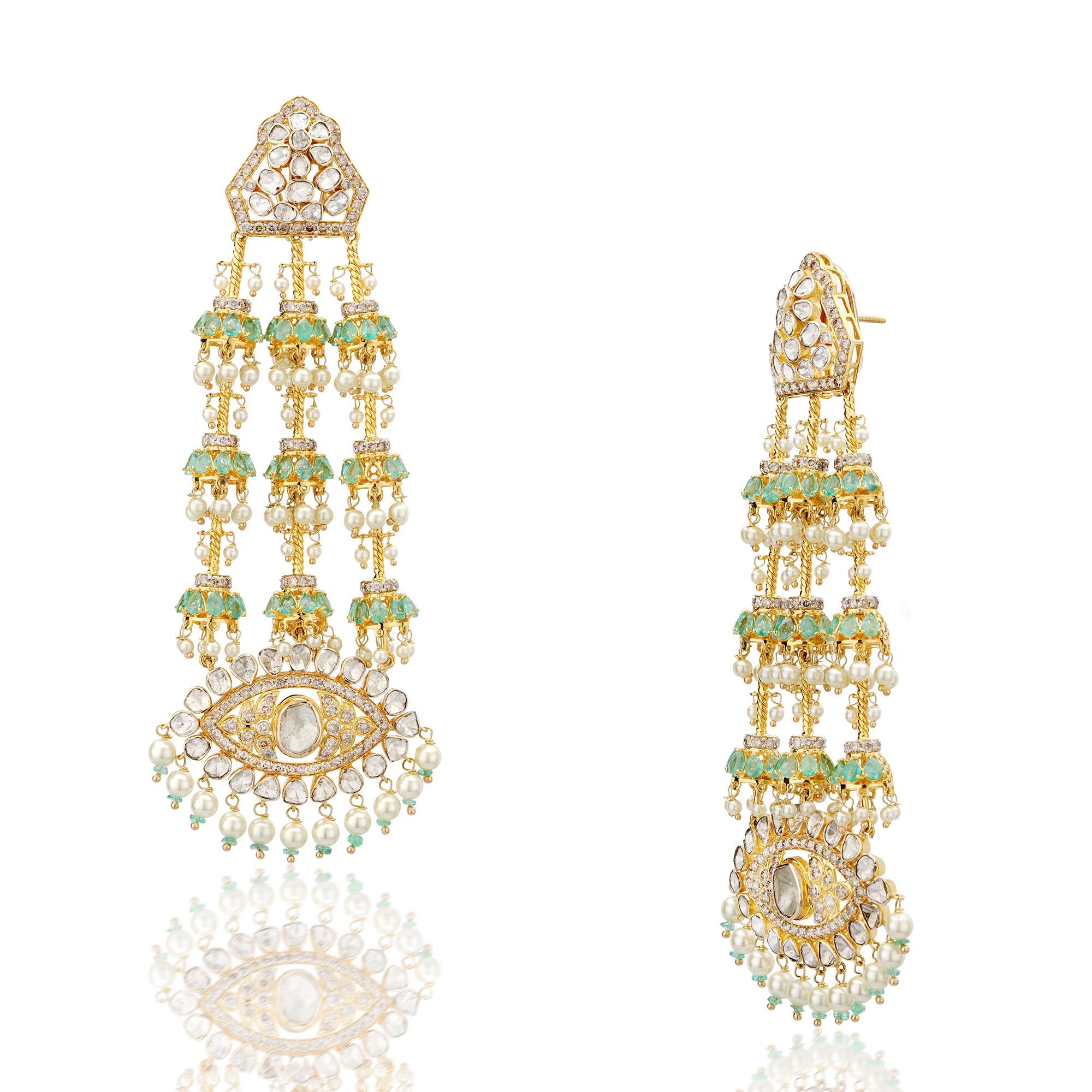 Mabel Polki Earrings