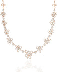 Mesmerising Floral Diamond Necklace Set