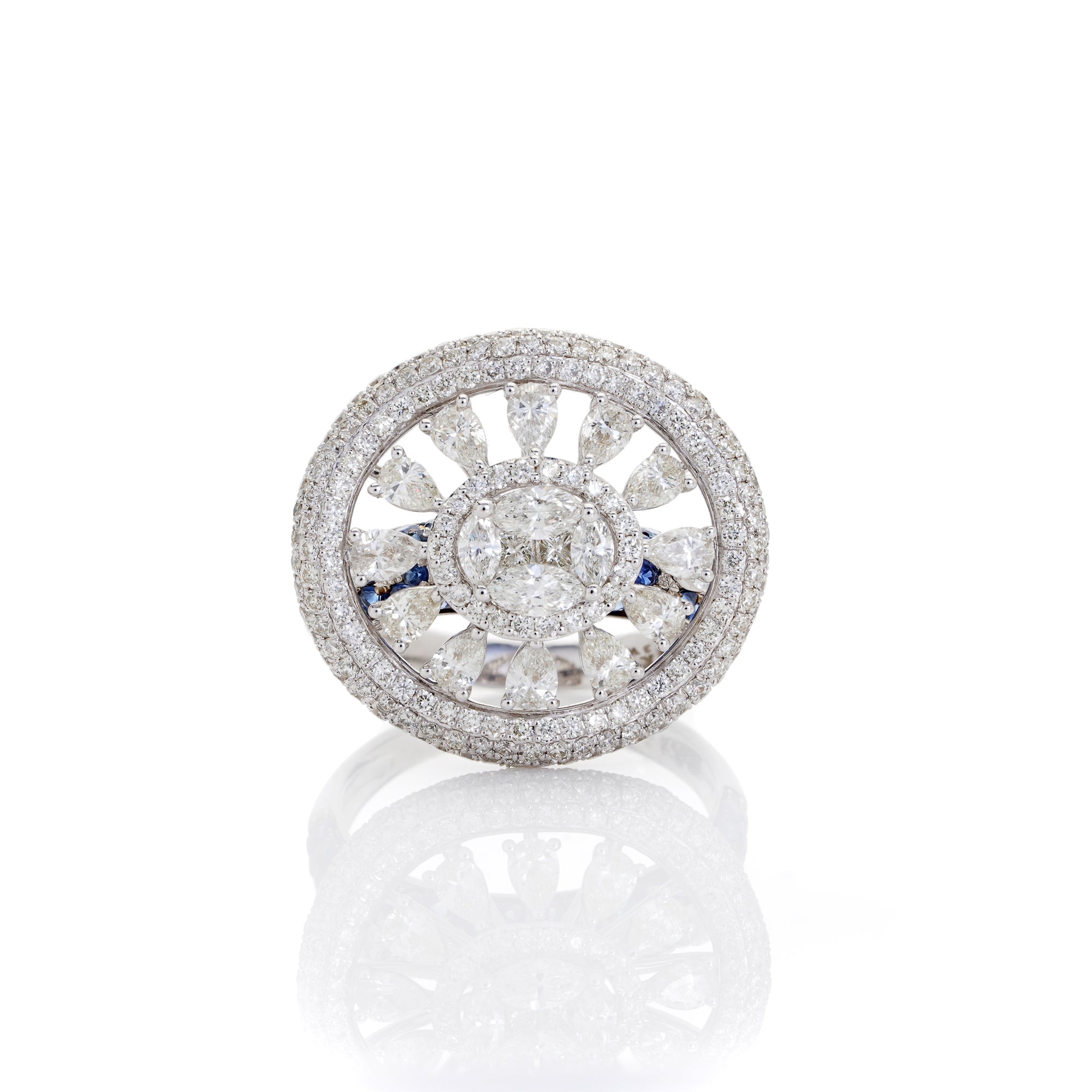 Oblique Diamond Ring