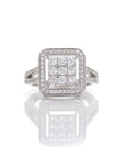Quadrate Diamond Ring