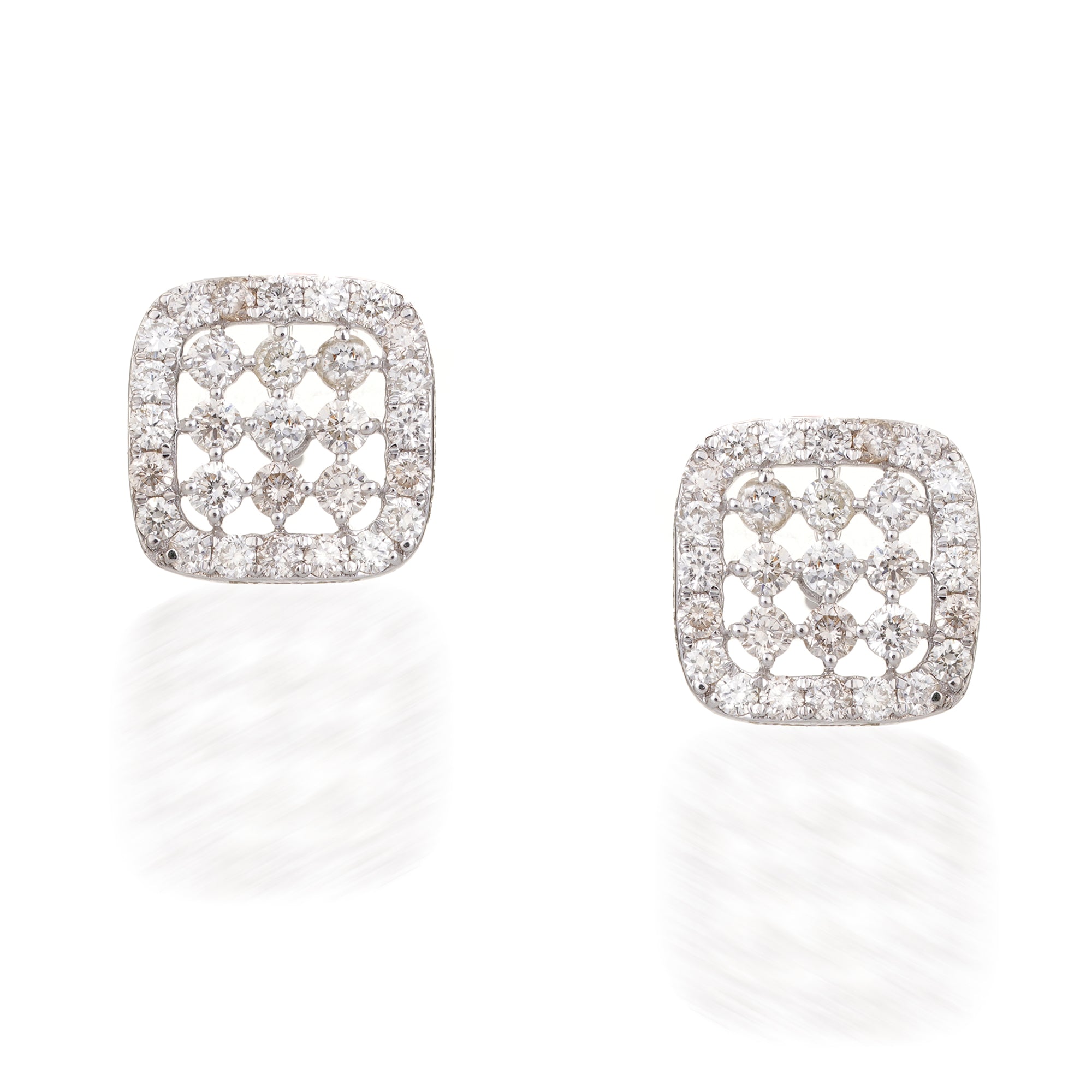 Quadrate Diamond Stud