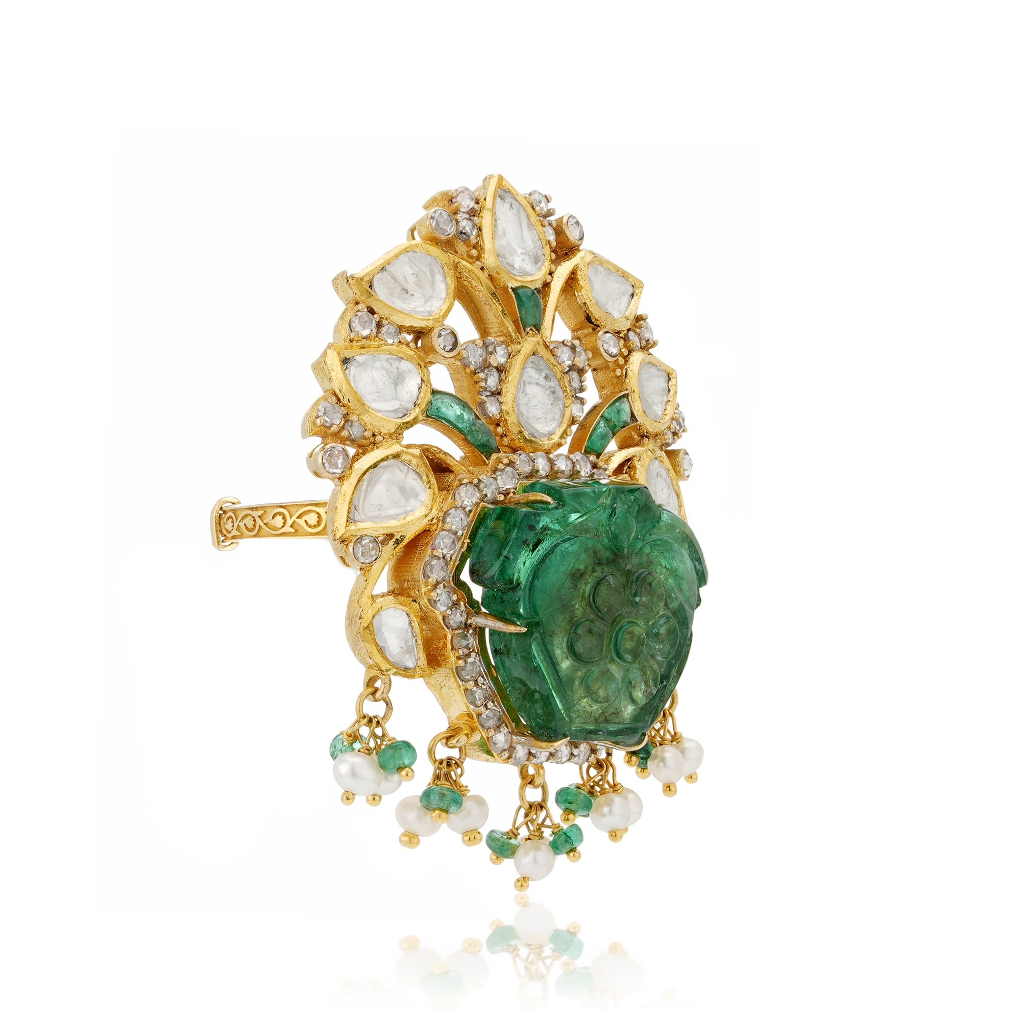 Rumi Polki Ring
