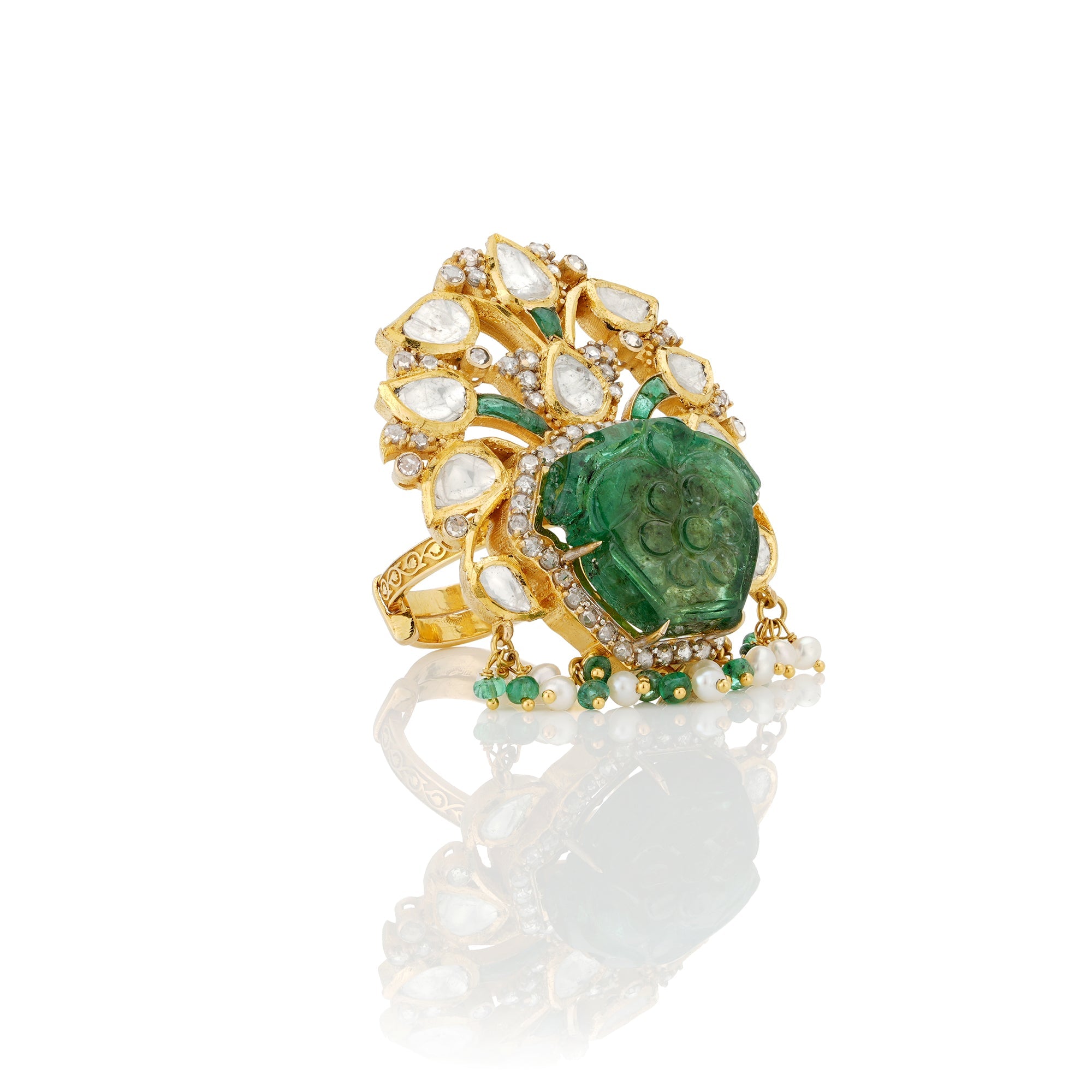 Rumi Polki Ring