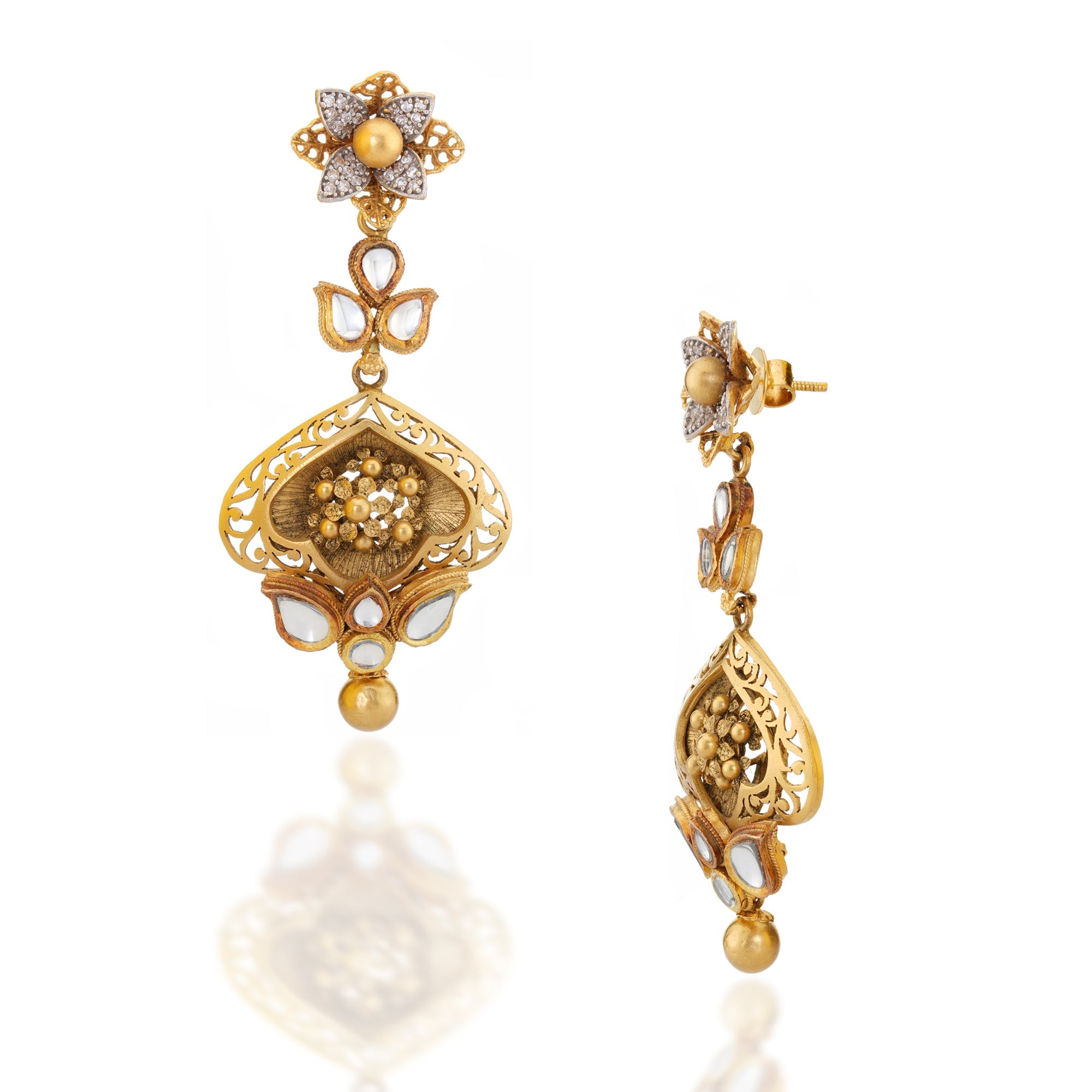 Saachi Kundan Earrings