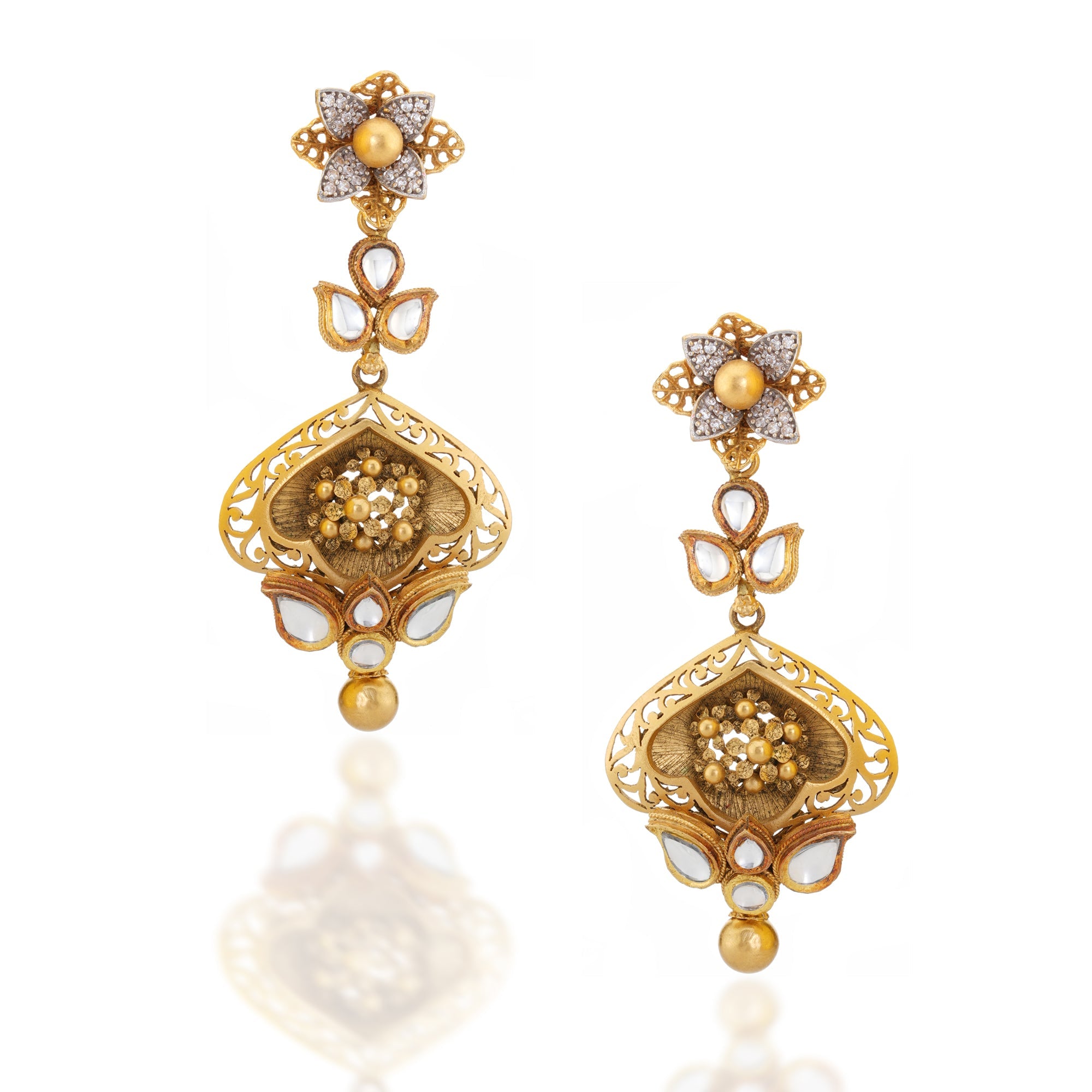 Saachi Kundan Earrings