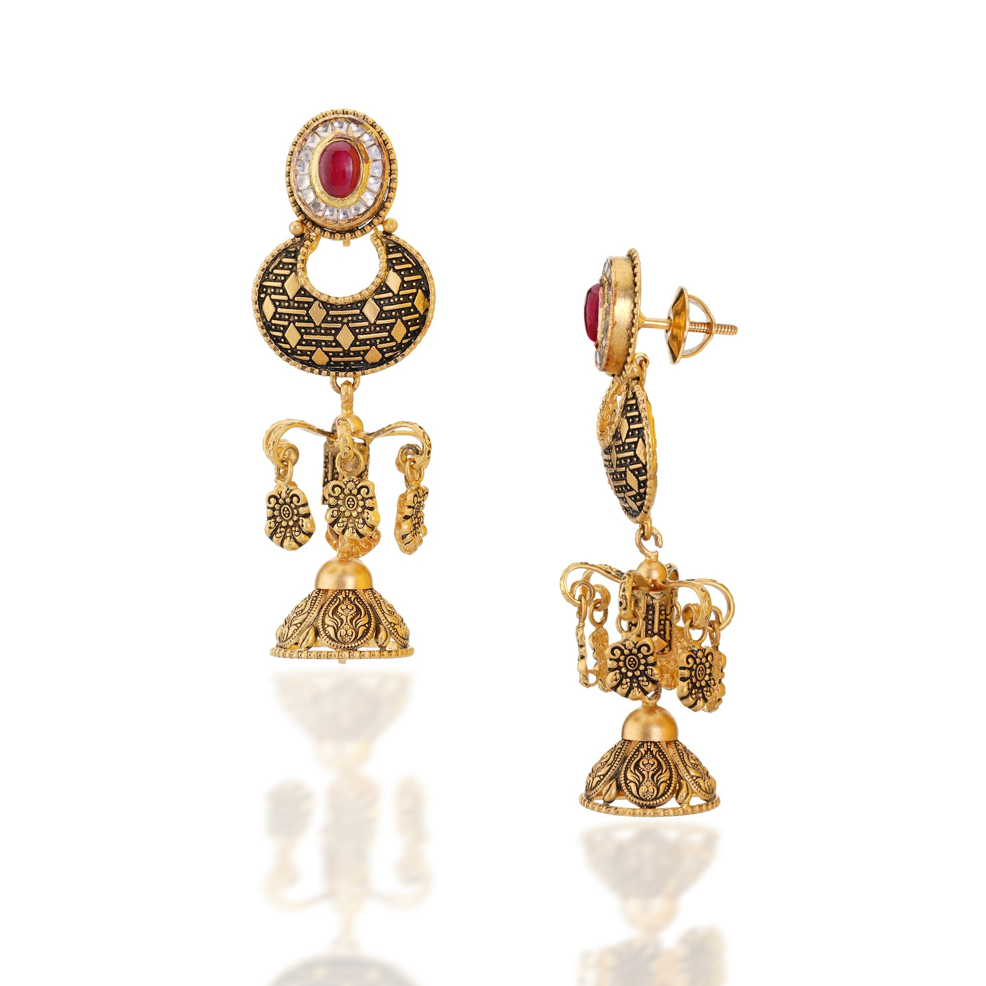 Sarang Gold Earrings