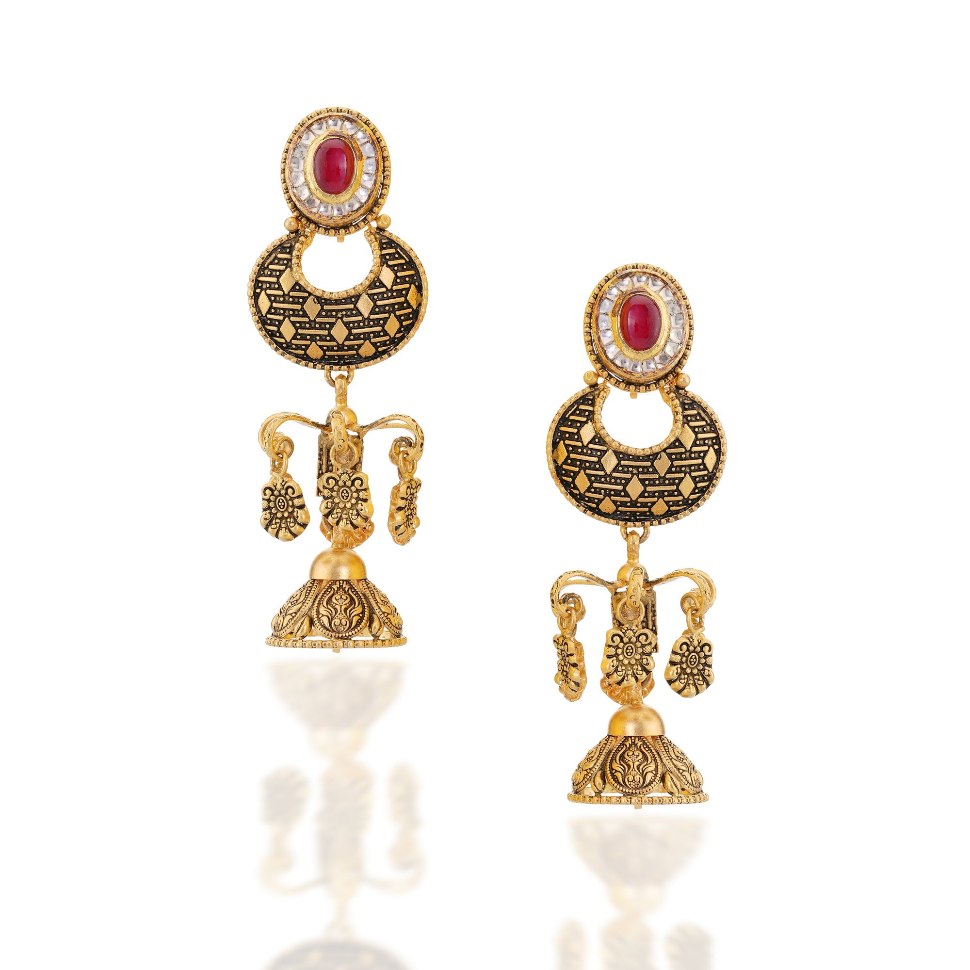 Sarang Gold Earrings