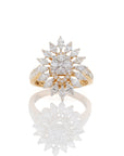 Splendid Floral Diamond Ring