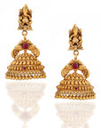 Gold Temple Earrings